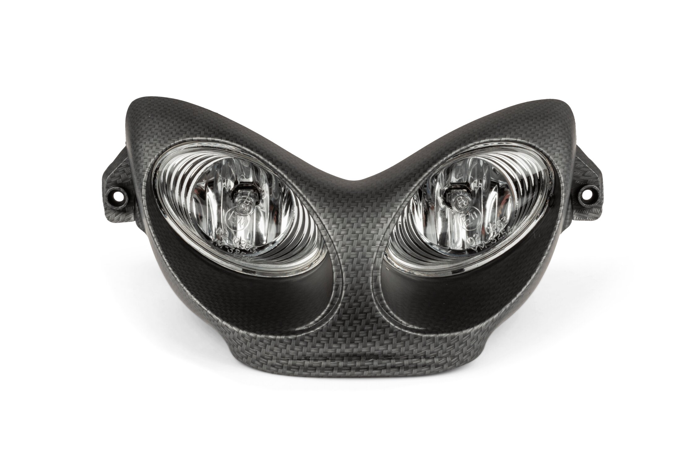 Image of Scheinwerferglas Doppeloptik Yamaha Aerox carbon