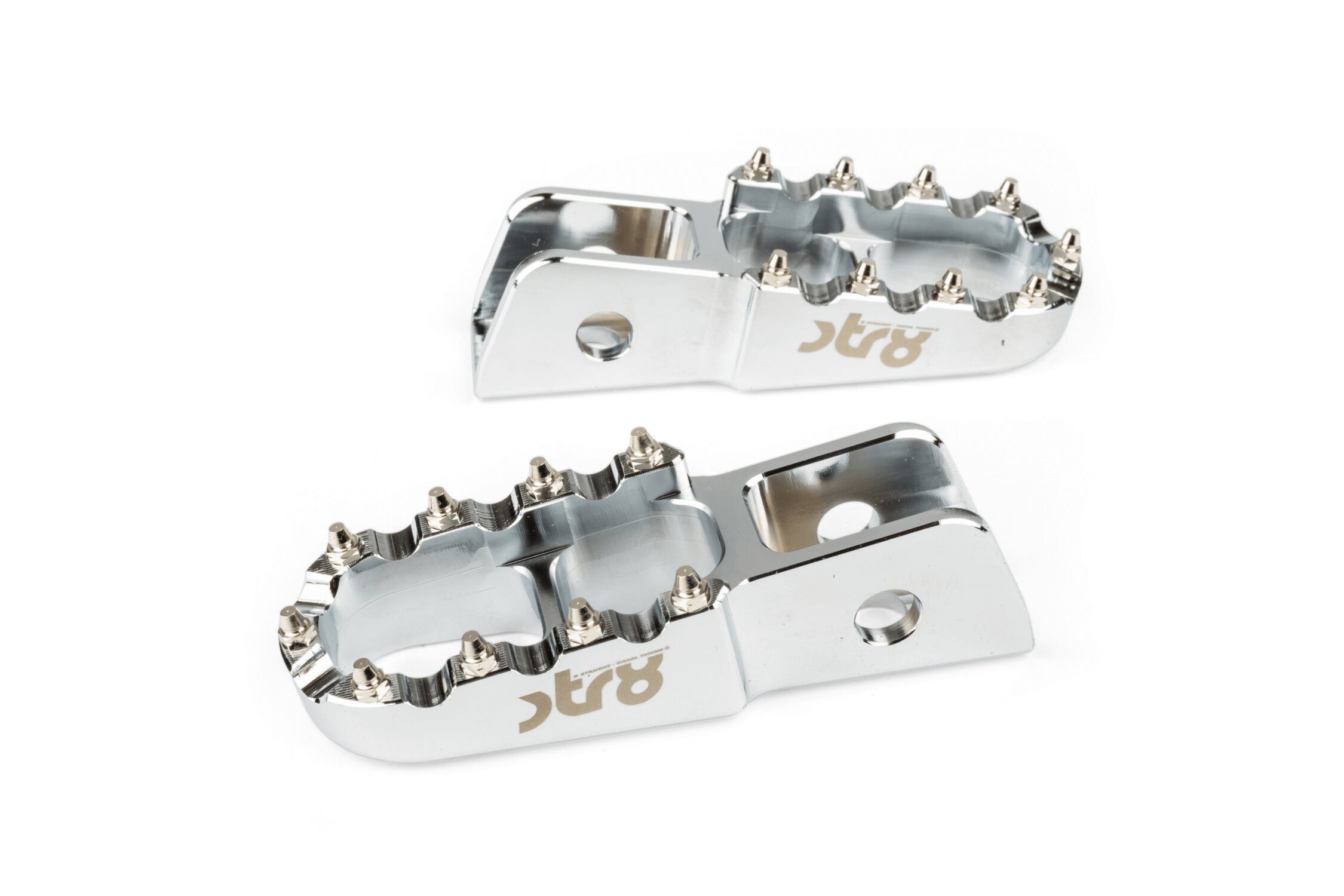 Image of Sozius Fußrasten STR8 MX Evo Derbi CNC Alu (Set)