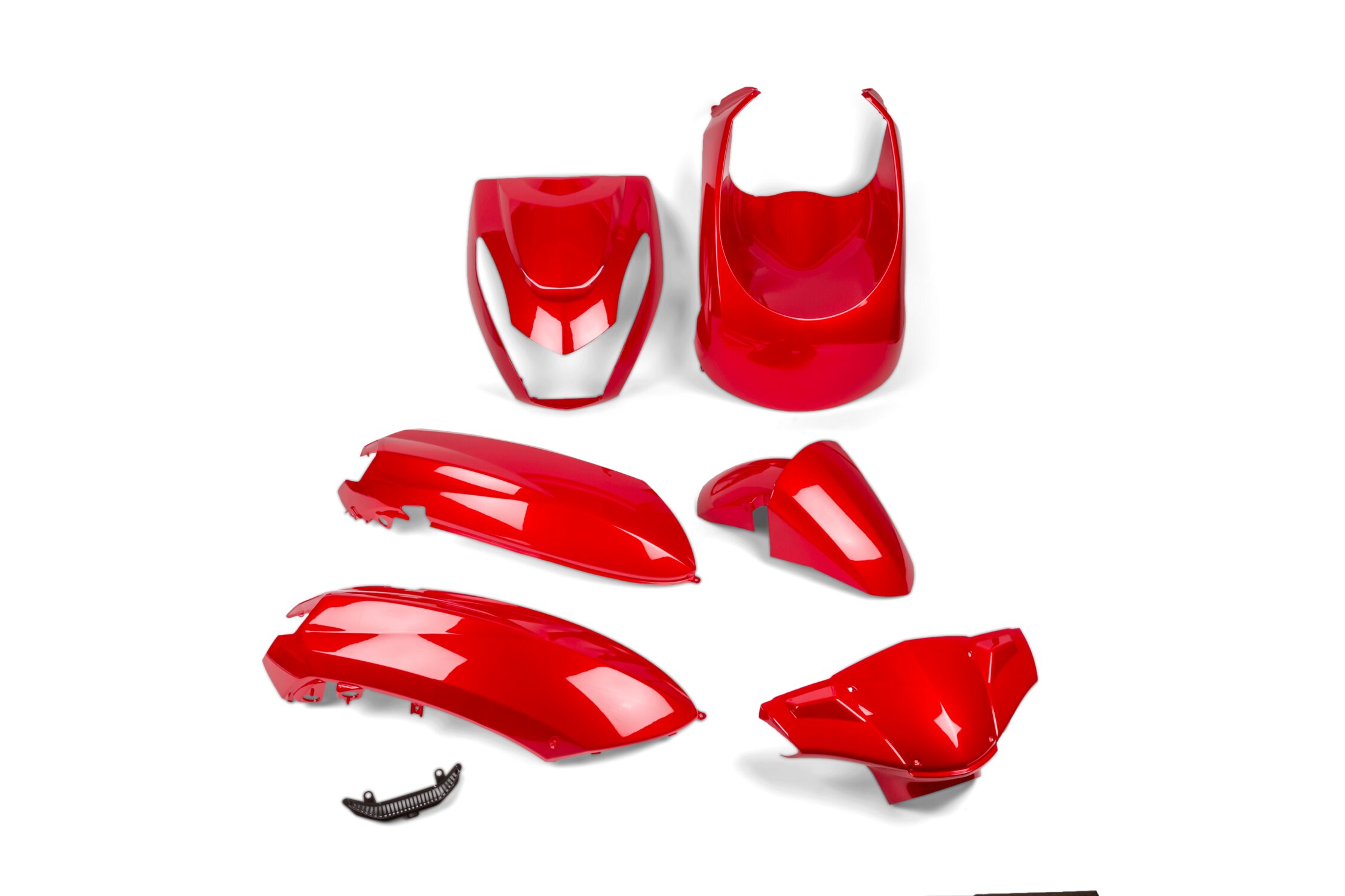Image of Verkleidungskit Peugeot Kisbee Rot 7 Teile
