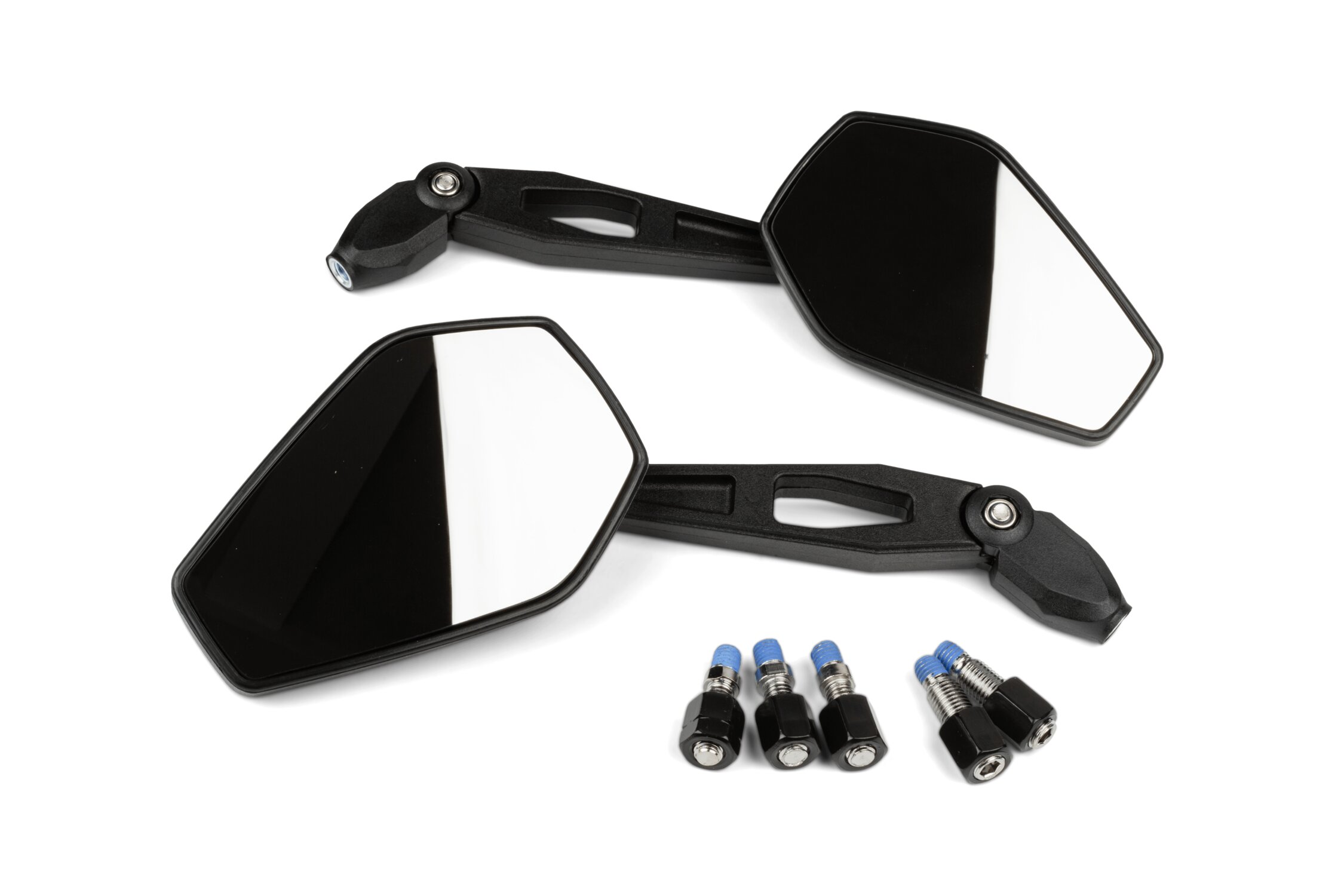 Image of Spiegel Set STR8 Street 2 M8/M10-Adapter schwarz