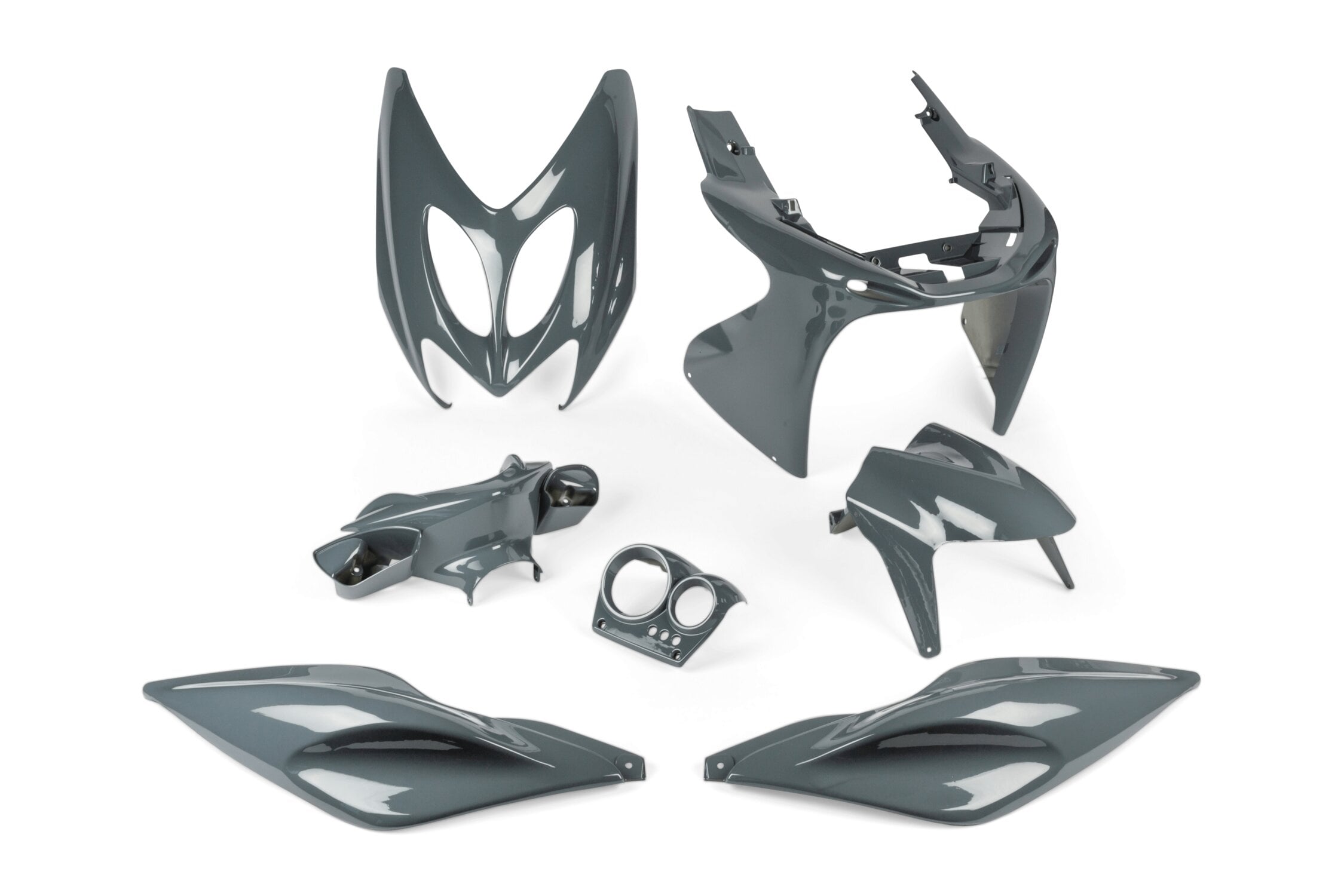 Image of Verkleidungskit Yamaha Aerox bis 2013 Nardo grau 7 Teile