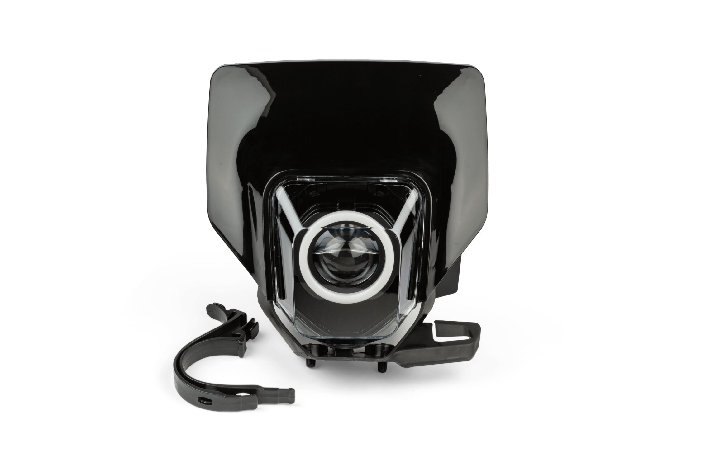 Image of Lichtmaske LED mit RGB Ring Typ Husqvarna schwarz