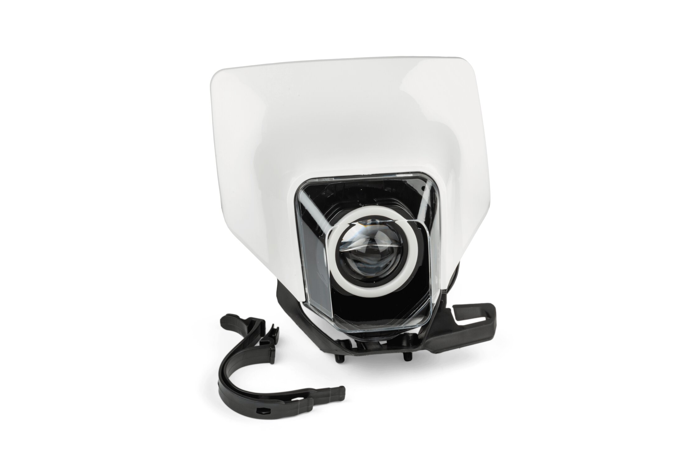 Image of Lichtmaske LED mit RGB Ring Typ Husqvarna weiss