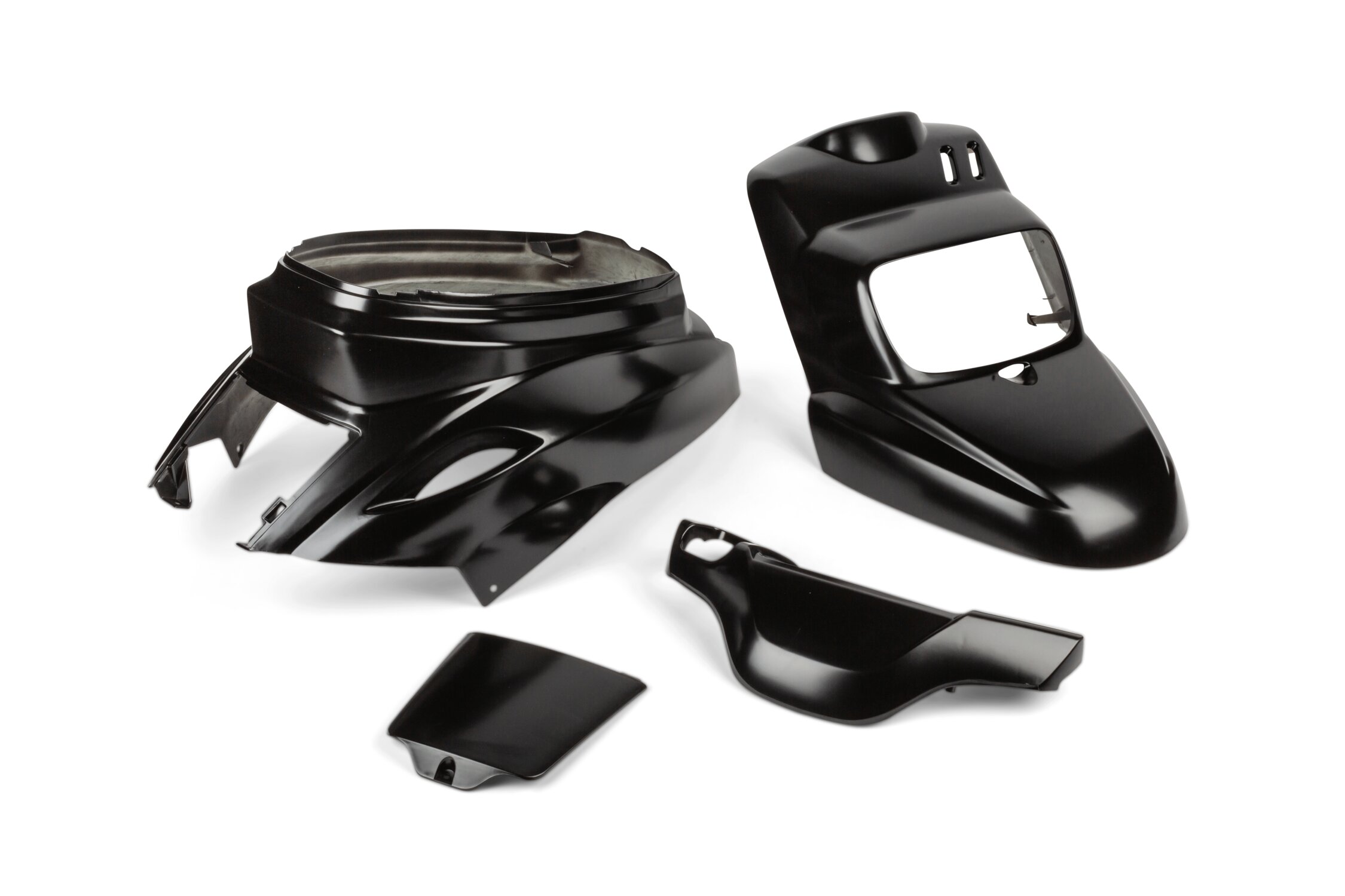 Image of Verkleidungskit Yamaha BW's ab 2004 Mattschwarz 4 Teile