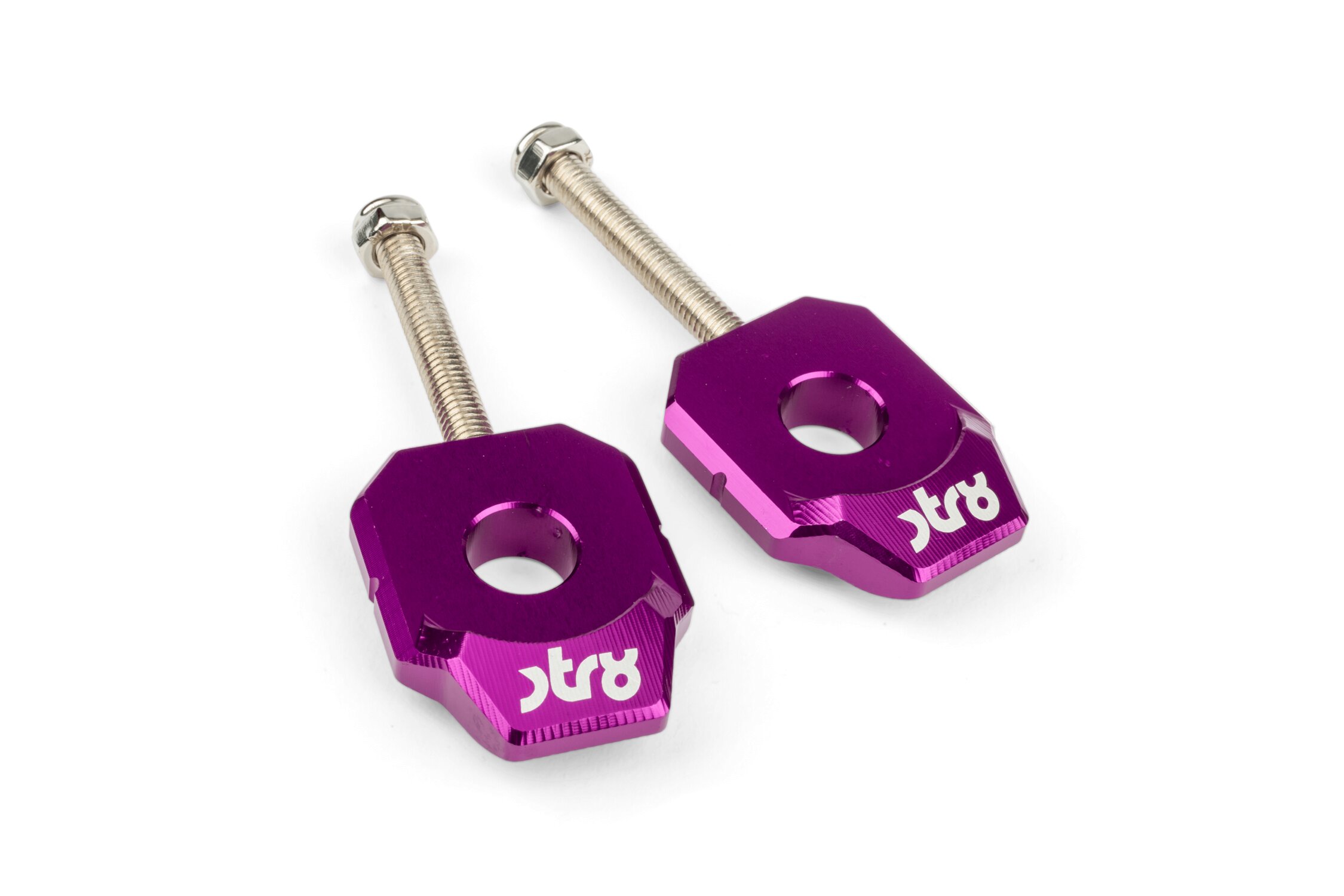 Image of Kettenspanner STR8 Derbi 12mm Lila (x2)