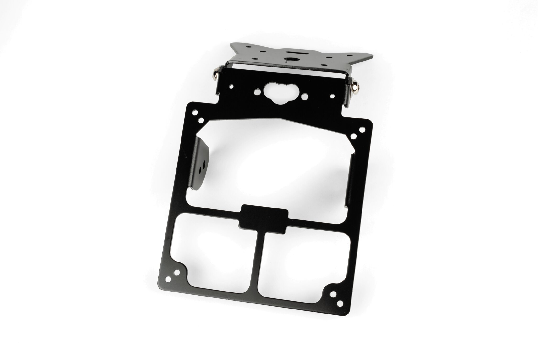 Image of Nummernschildhalter verstellbar Alu schwarz