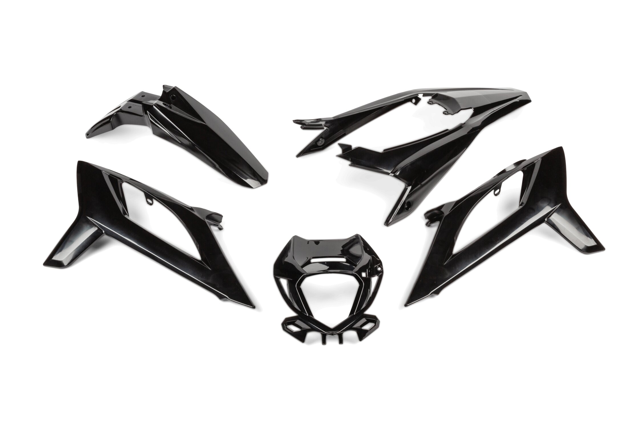 Image of Plastik Kit STR8 5 Teile Beta RR 2021 Schwarz