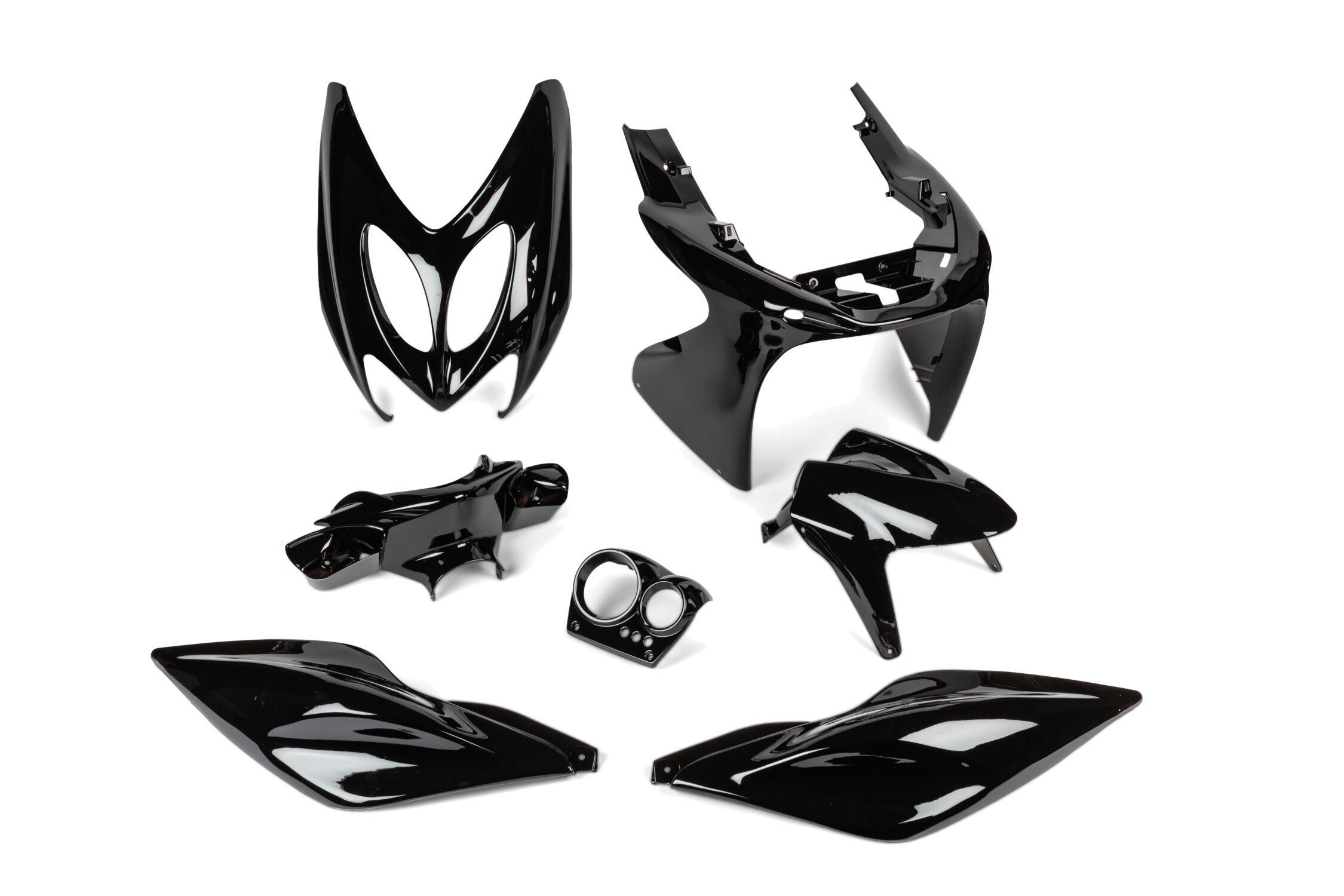 Image of Verkleidungskit STR8 7 Teile Yamaha Aerox bis 2013 Schwarz