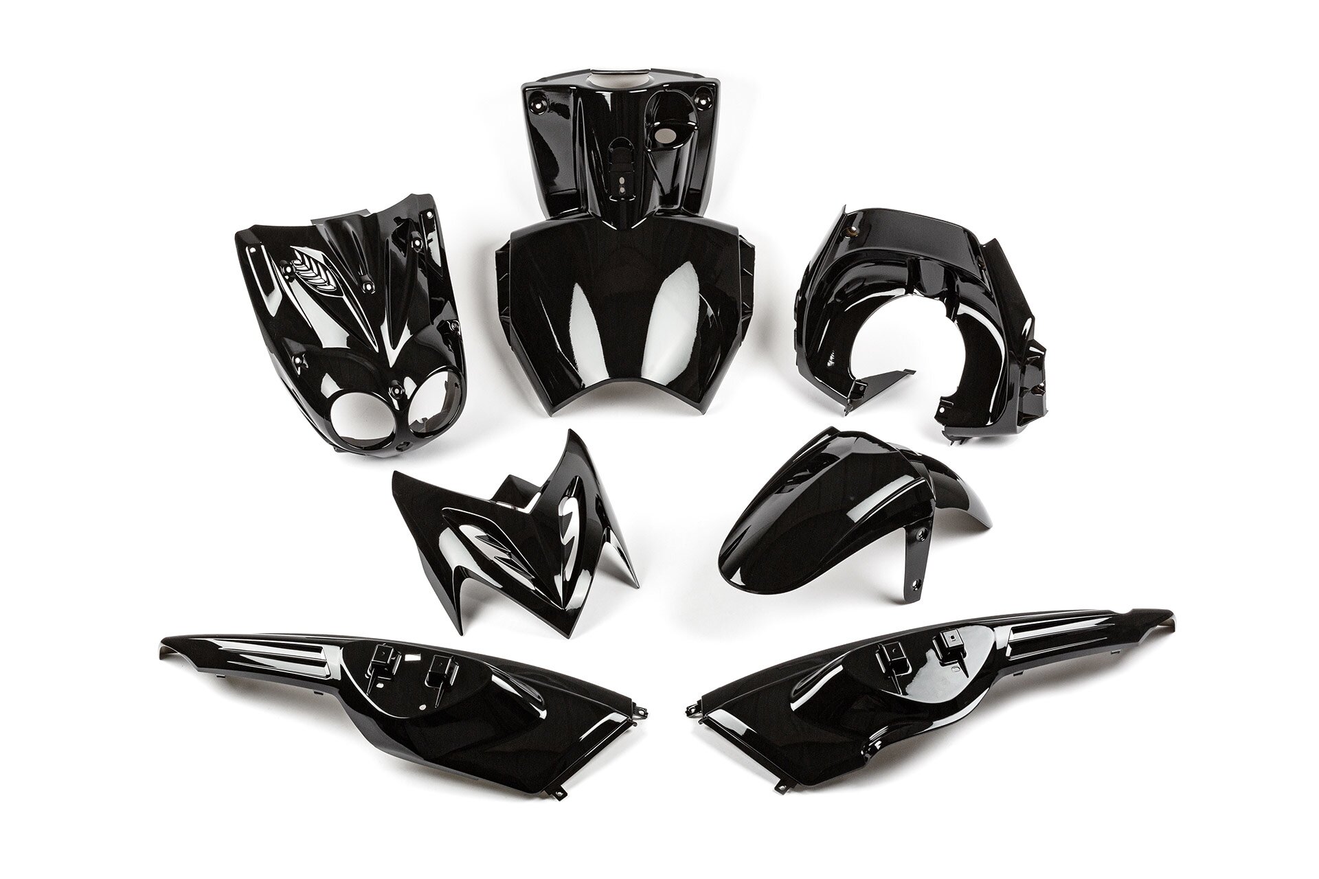 Image of Verkleidungskit 7 Teile schwarz Yamaha Slider ab 2005
