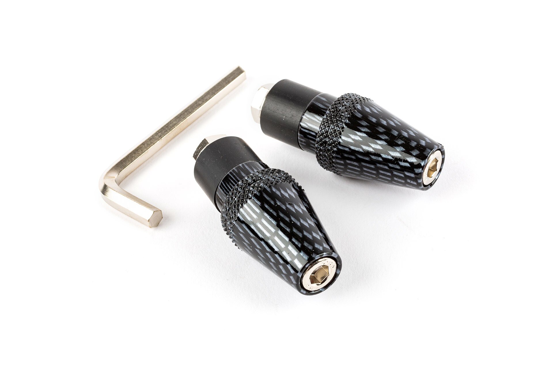 Image of Lenkerendengewichte / Vibrationsdämpfer konisch carbon