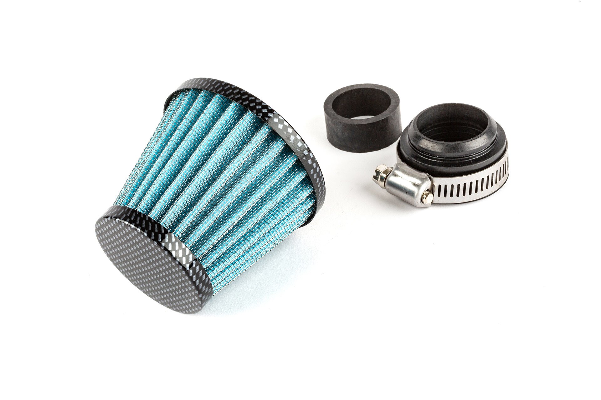 Image of Luftfilter STR8 Powerfilter AW 28/35mm PHVA/PHBN carbon / blau
