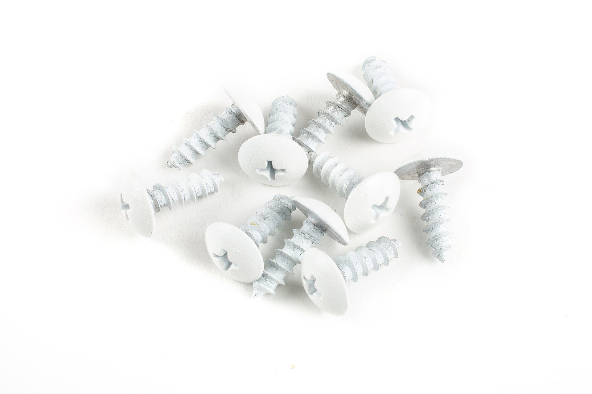 Image of Verkleidungsschrauben Set M5x12 Alu weiß (x 10)