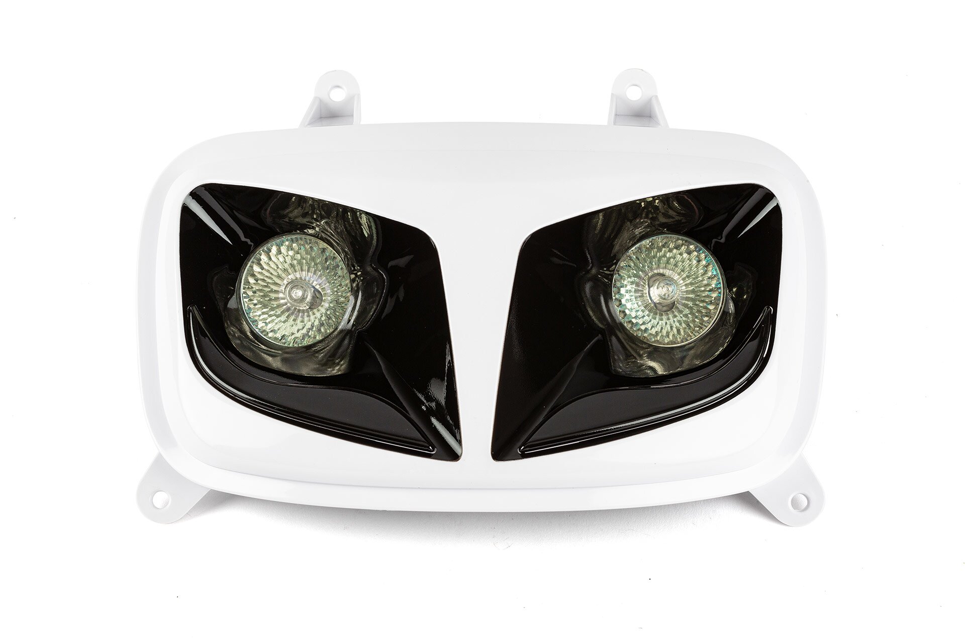 Image of Lichtmaske Doppeloptik weiß / schwarz Yamaha BW's ab 2004