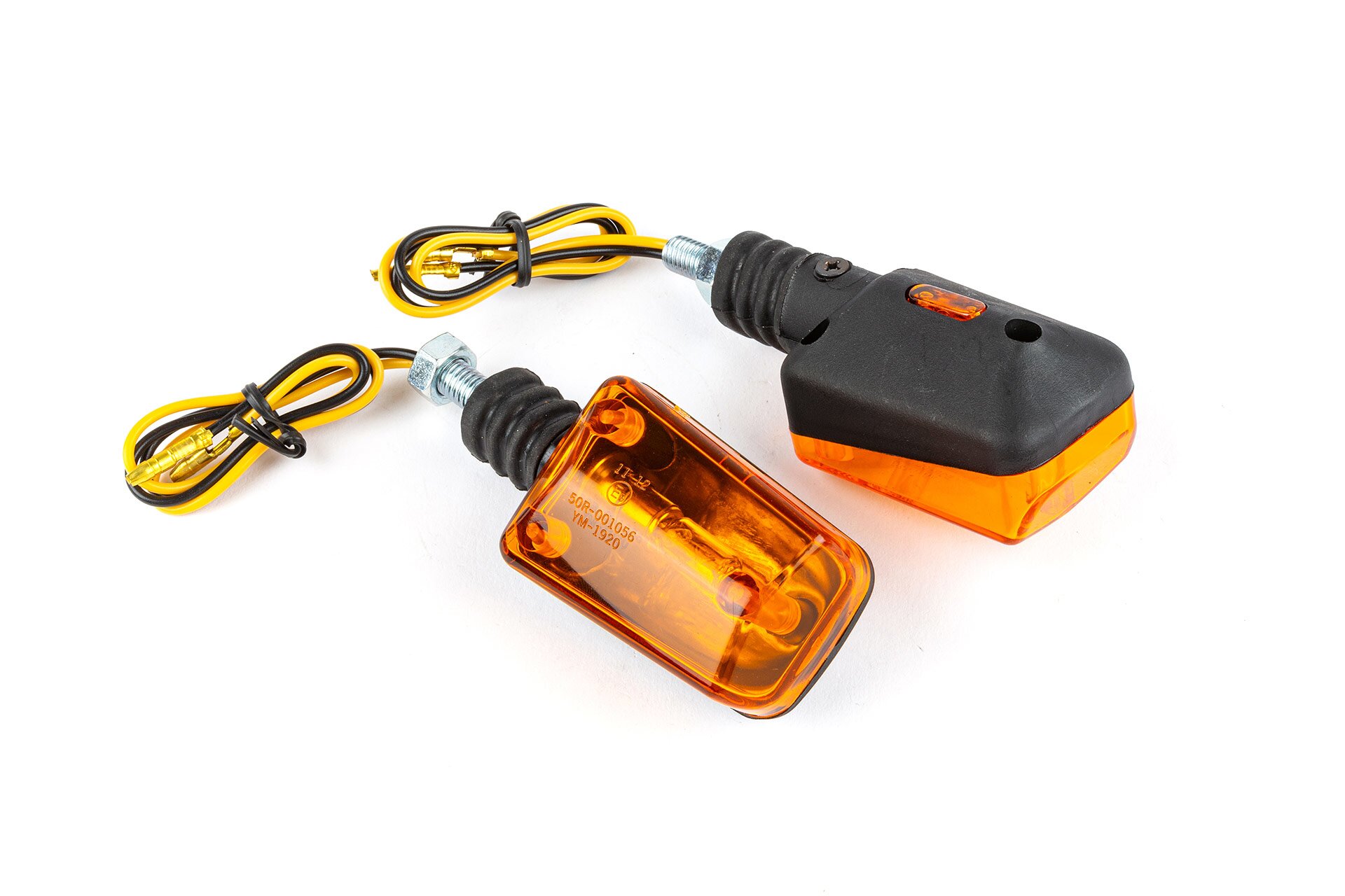 Image of Blinker Mini Rectangle schwarz / orange