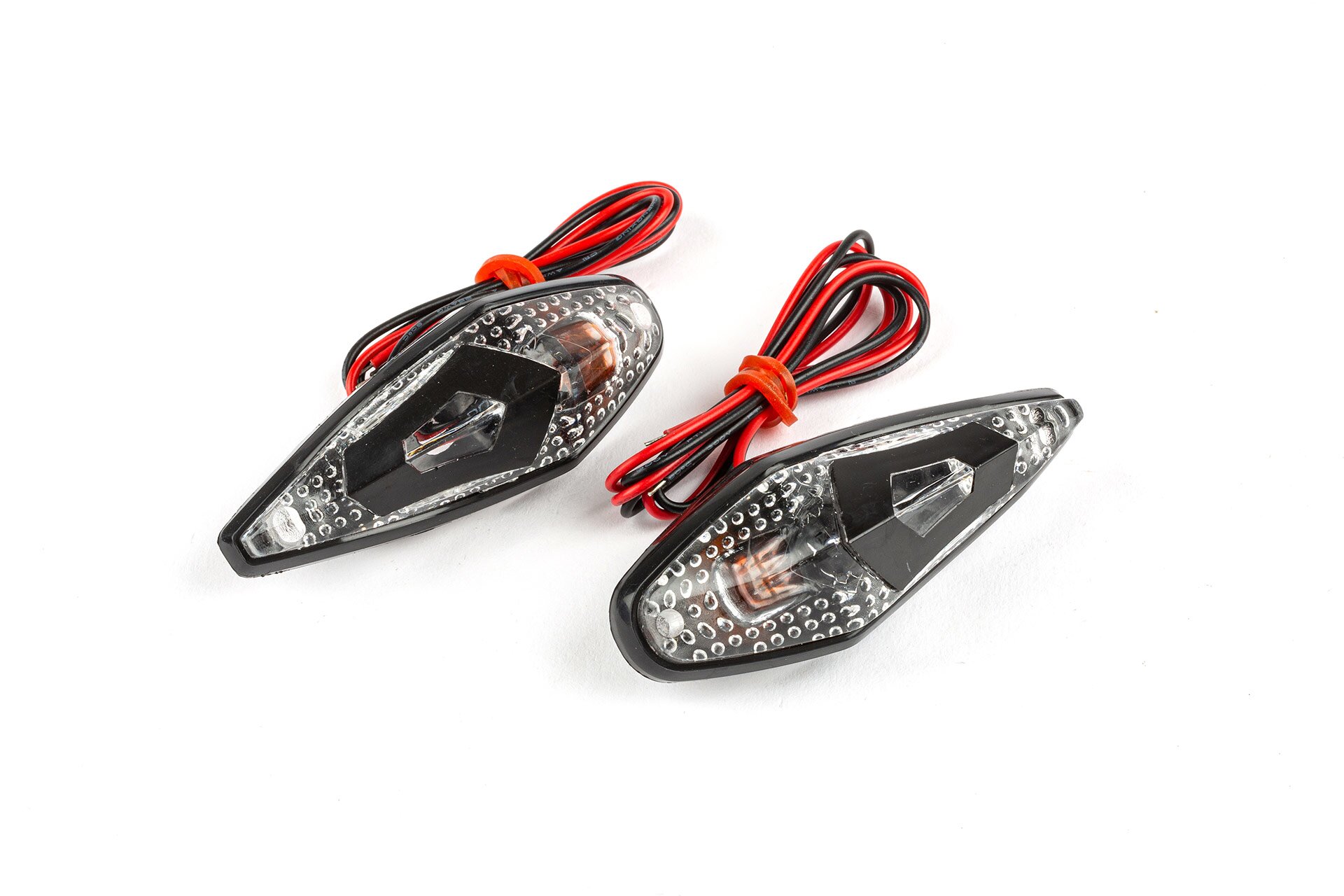 Image of Blinker / Lampen zum Aufkleben Tropfenform Wing schwarz