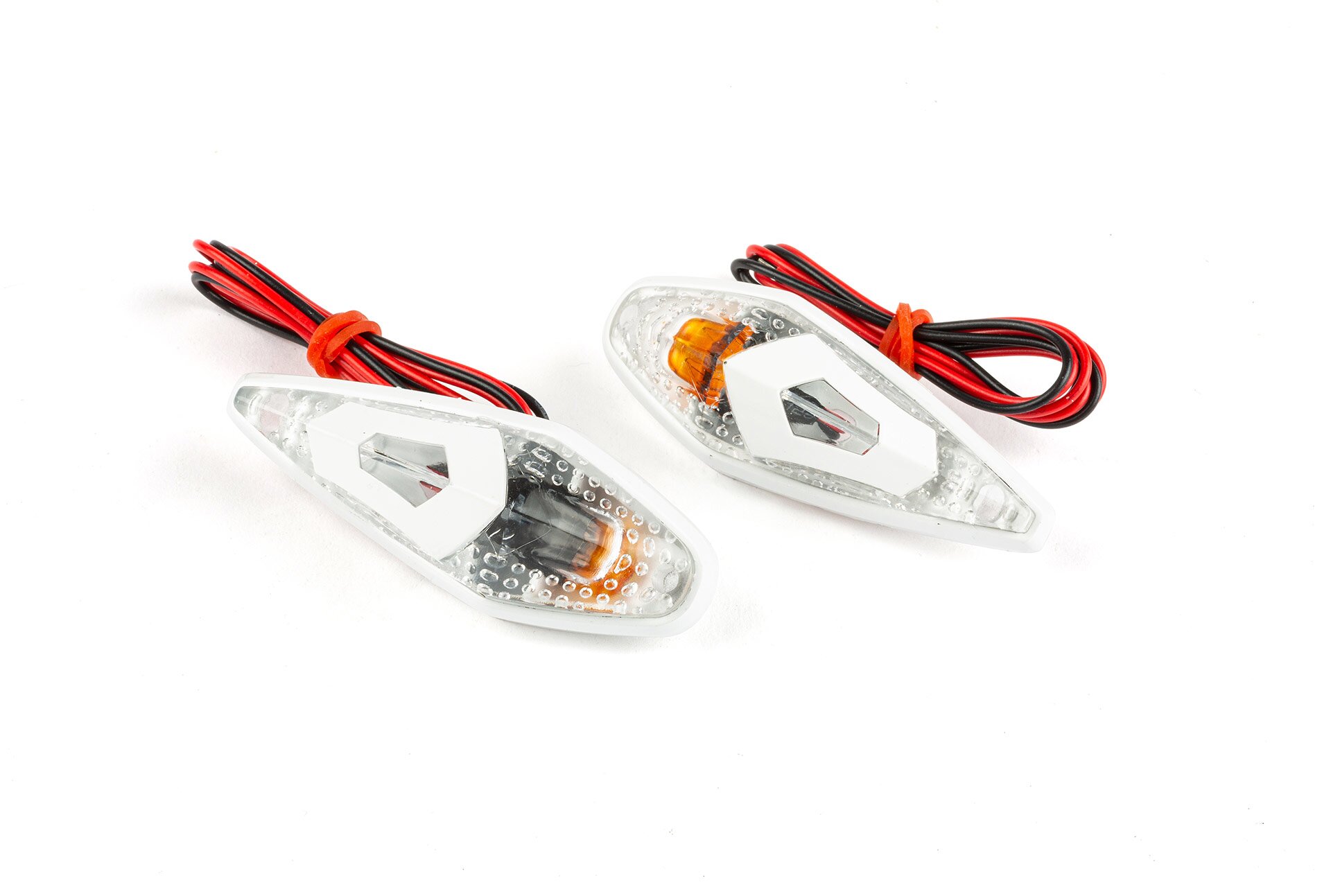 Image of Blinker / Lampen zum Aufkleben Tropfenform Wing weiß