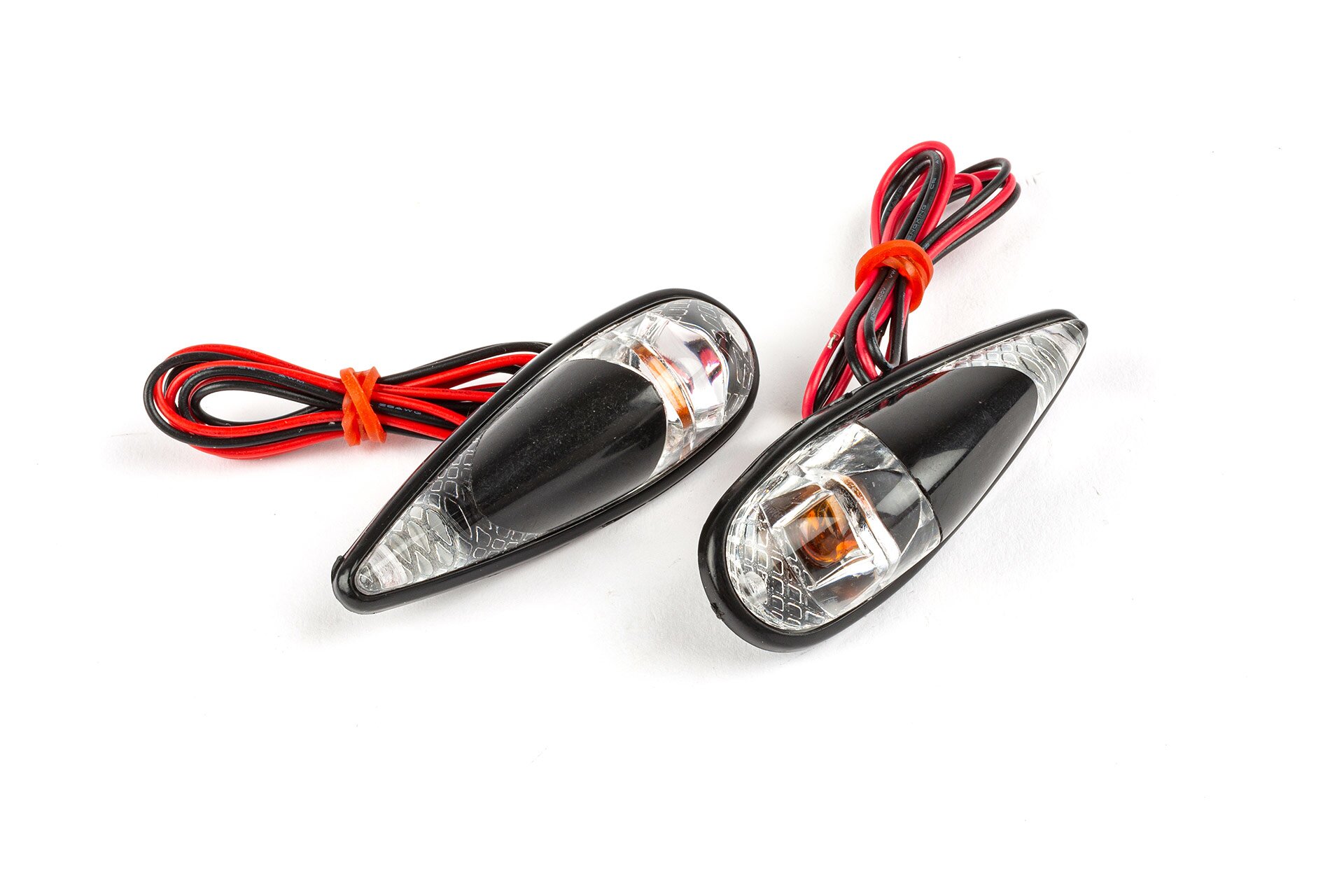 Image of Blinker zum Aufkleben Tropfenform schwarz