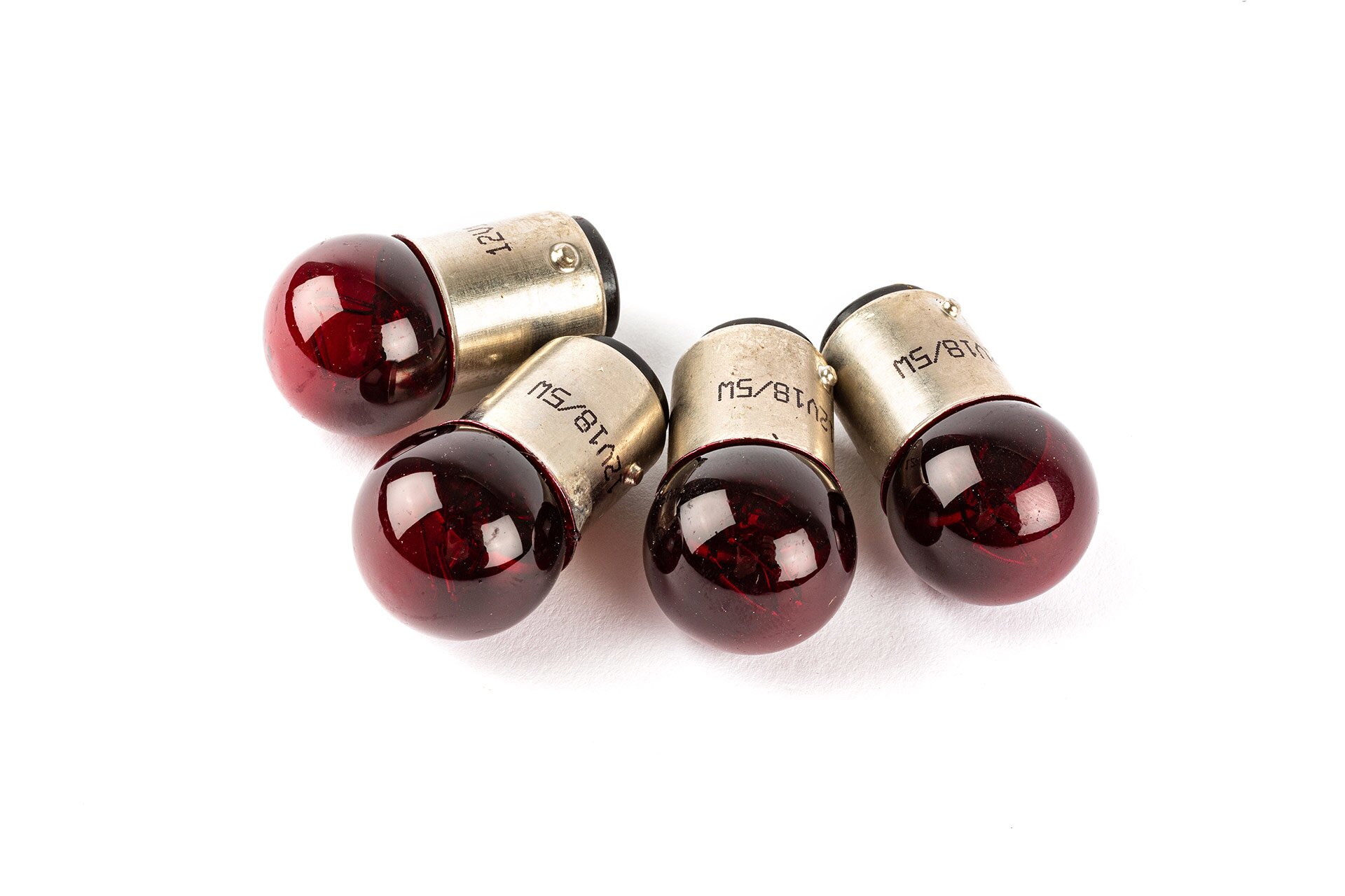 Image of Birnen Rück- / Bremslicht (x4) 12V - 18/5W BAY15D rot