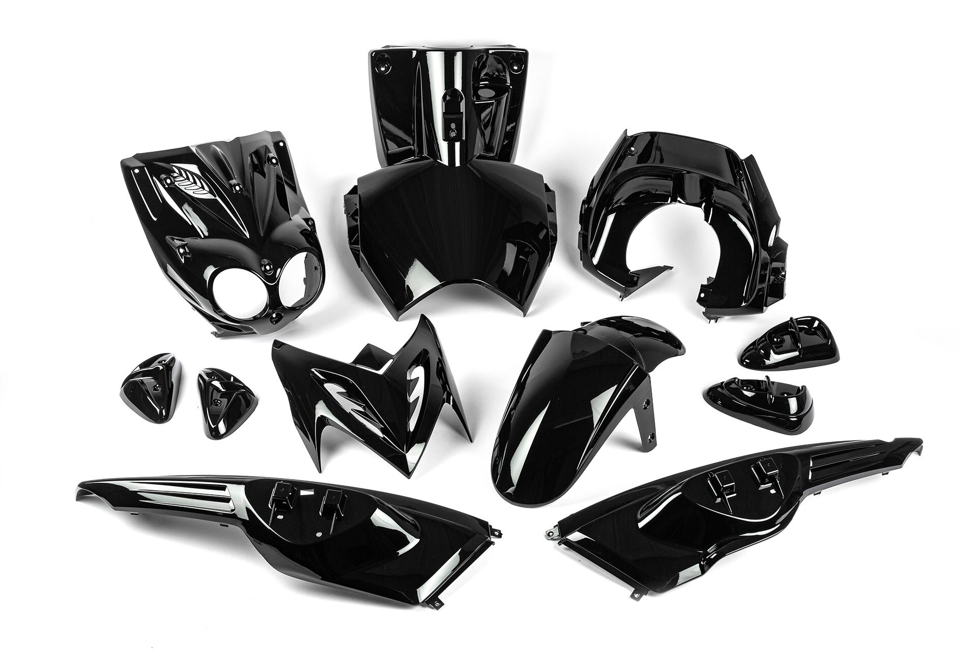 Image of Verkleidungskit 11 Teile schwarz Yamaha Slider ab 2005