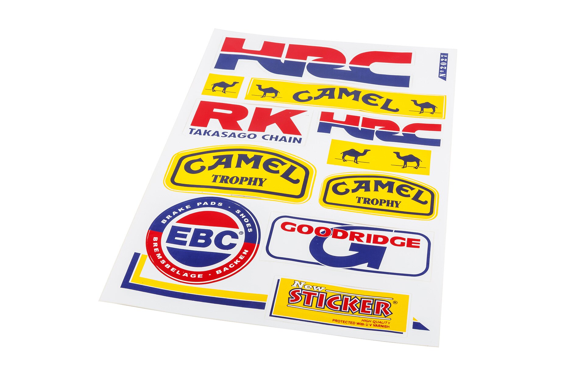 Image of Aufkleber Bogen Sponsor HRC 33x22cm