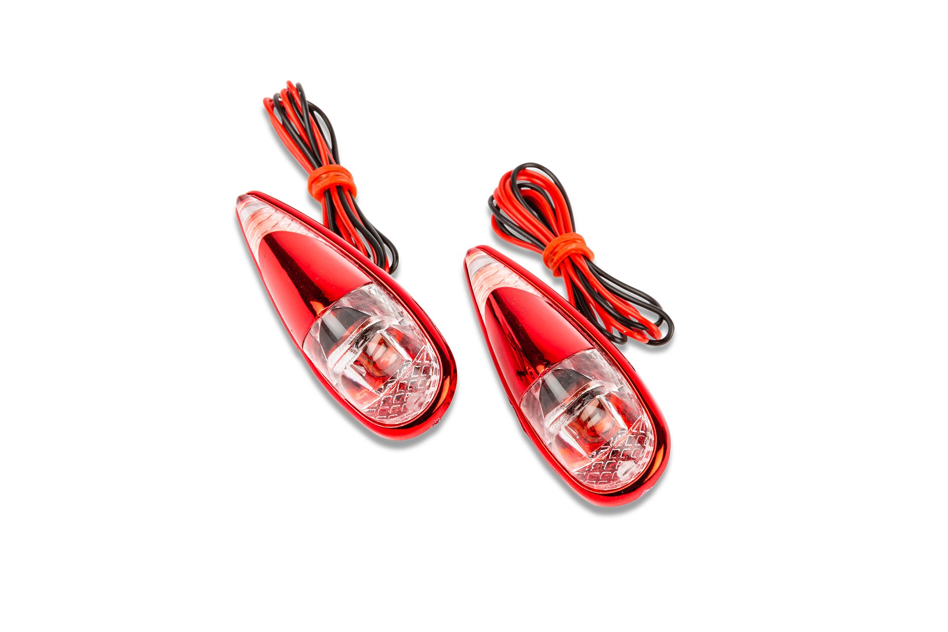 Image of Blinker zum Aufkleben Tropfenform rot