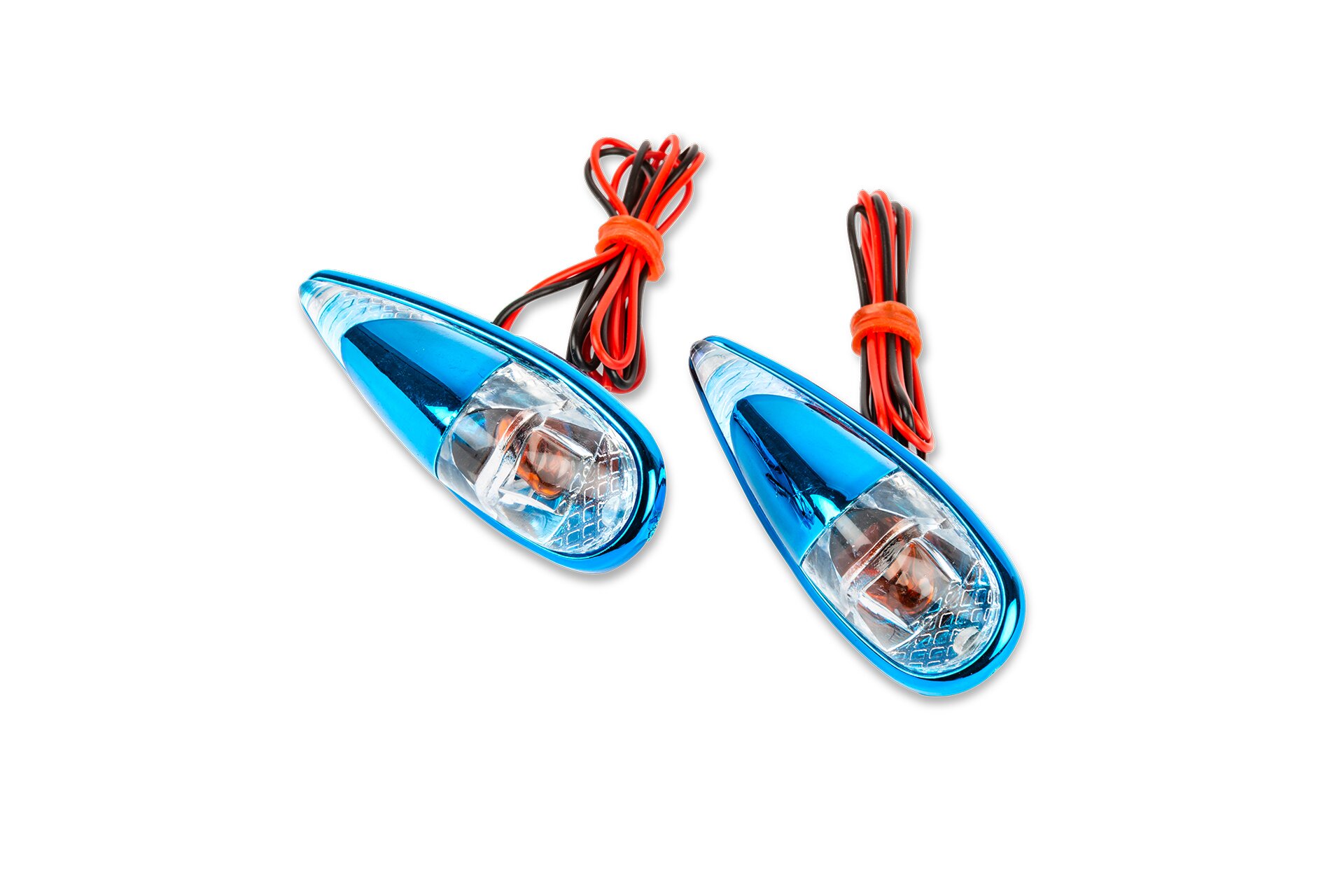 Image of Blinker zum Aufkleben Tropfenform blau