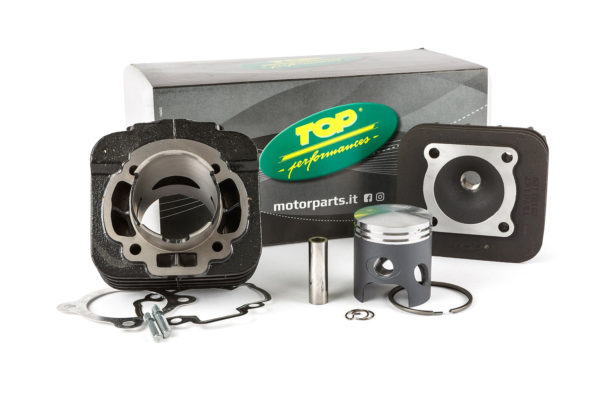 Image of Zylinder Kit Top Performances Black Trophy 70ccm Piaggio AC