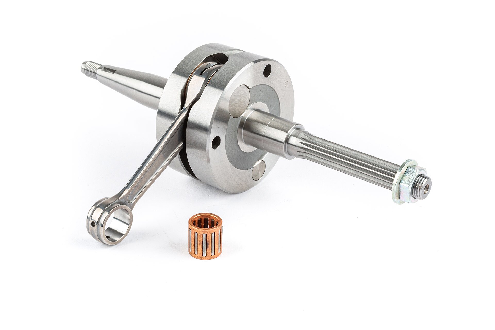 Image of Kurbelwelle 2Fast 45,8mm Hub / 90mm Pleuel Minarelli liegend