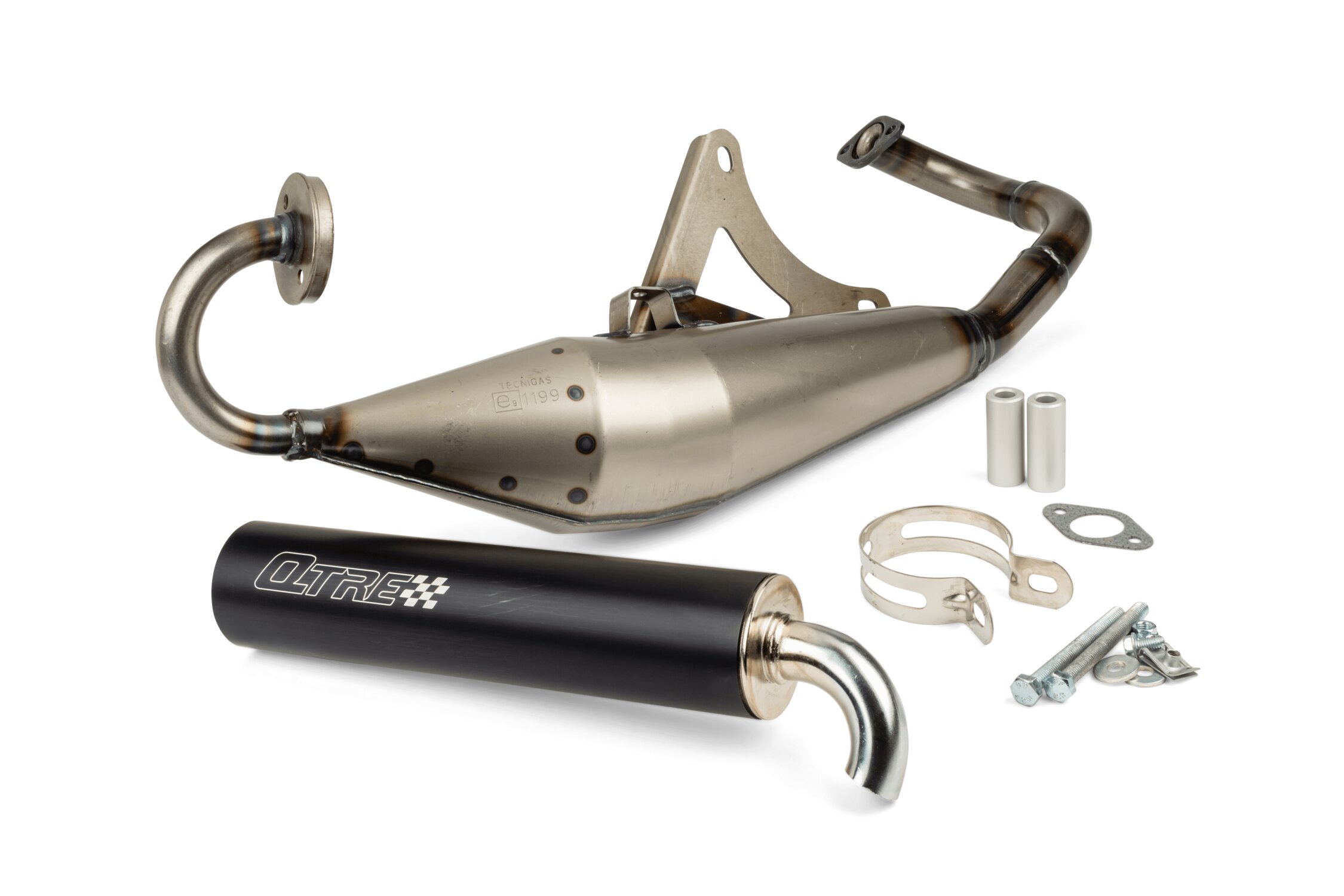 Image of Auspuff Tecnigas Q-TRE Piaggio mit Straßenzulassung