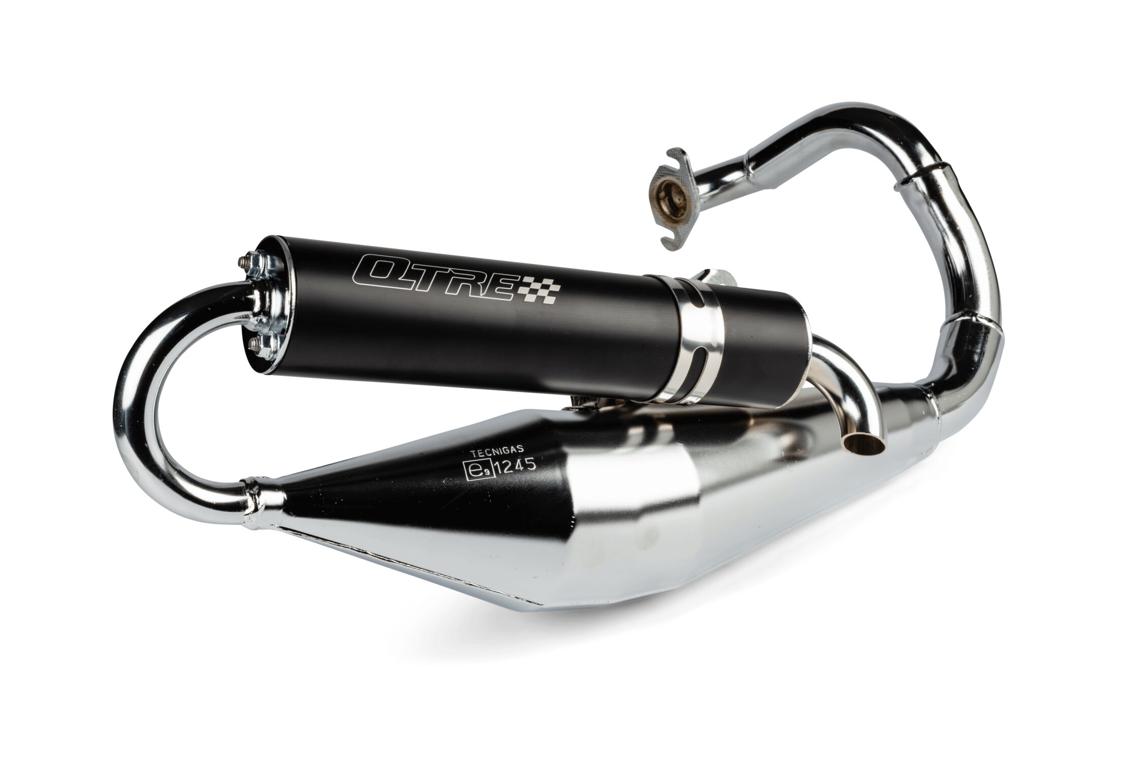 Image of Auspuff Tecnigas Q-TRE Peugeot stehend chrom