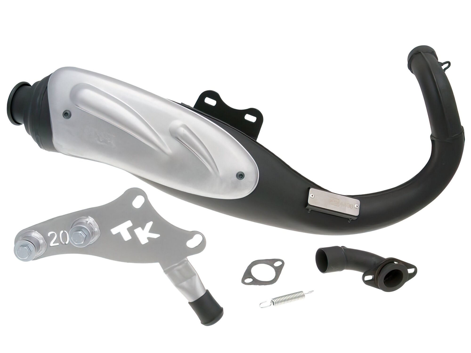Image of Auspuff Turbo Kit TKR Honda Dio / Kymco / SYM stehend
