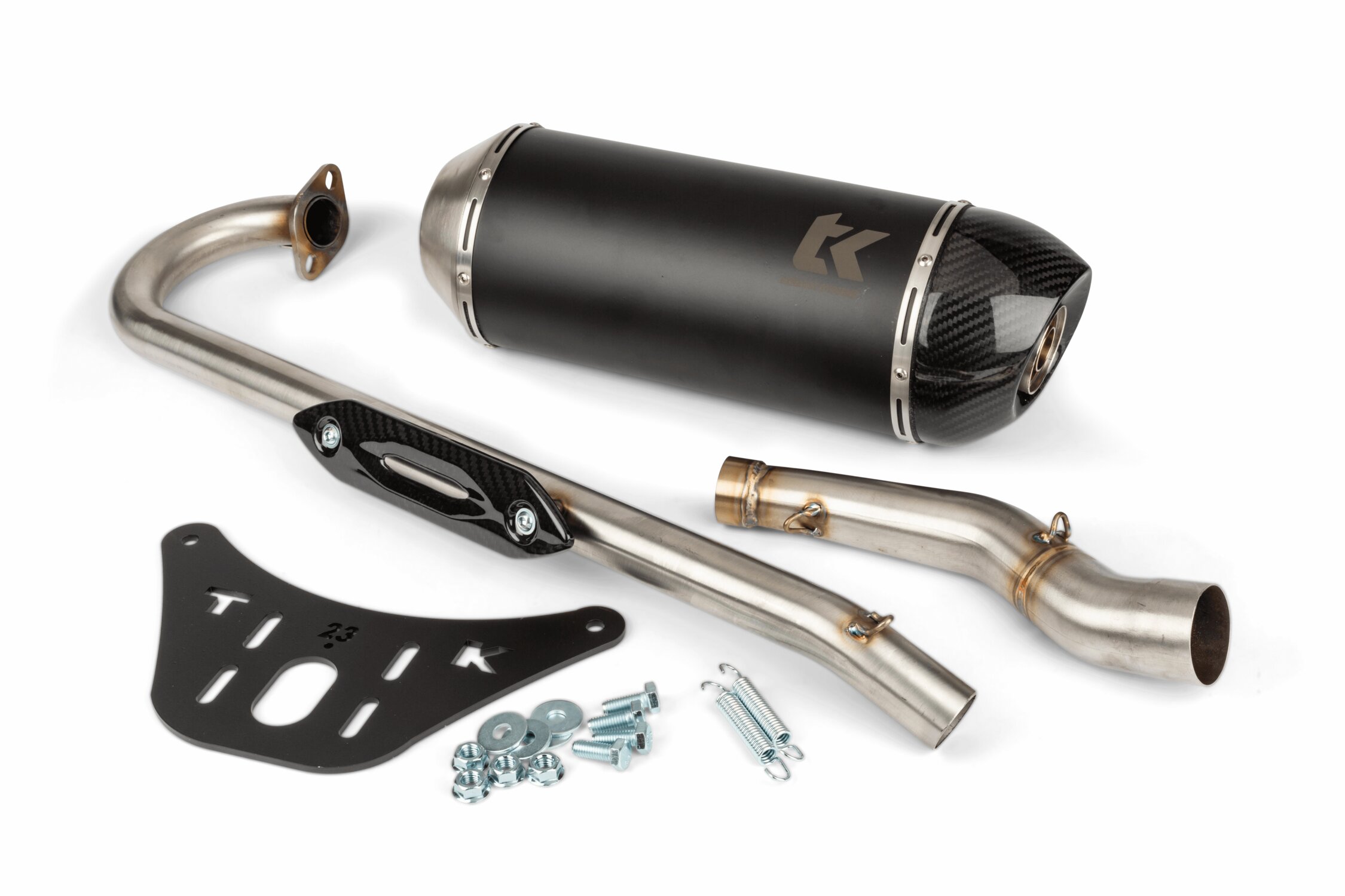 Image of Auspuff Turbo Kit Carbon H2 Quad / ATV 4T / Kymco Maxxer 250/300cc