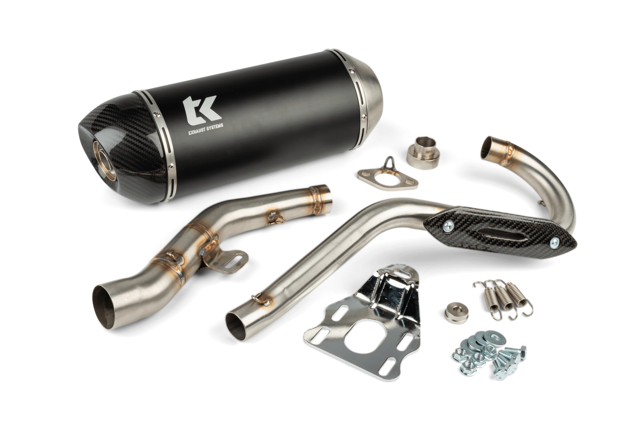 Image of Auspuff Turbo Kit Off Road Oval H2 Rieju Marathon Pro 125