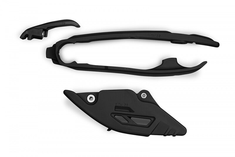 Image of Kettenführung + Schwingenschleifer UFO KTM SX / SX-F 2023 schwarz