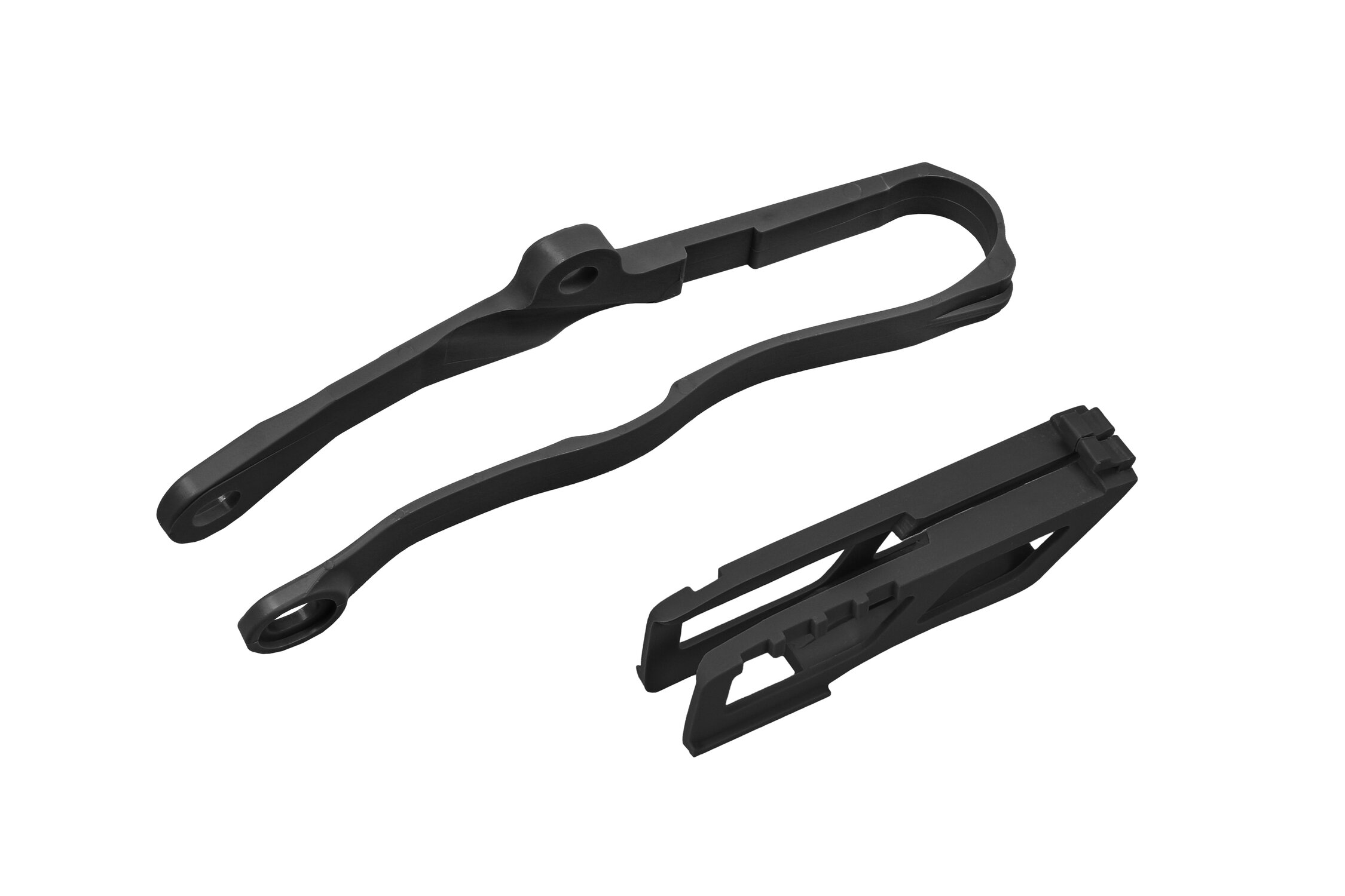 Image of Kettenführung + Schwingenschleifer Kawasaki KXF 250 / 450 2021-2023 schwarz
