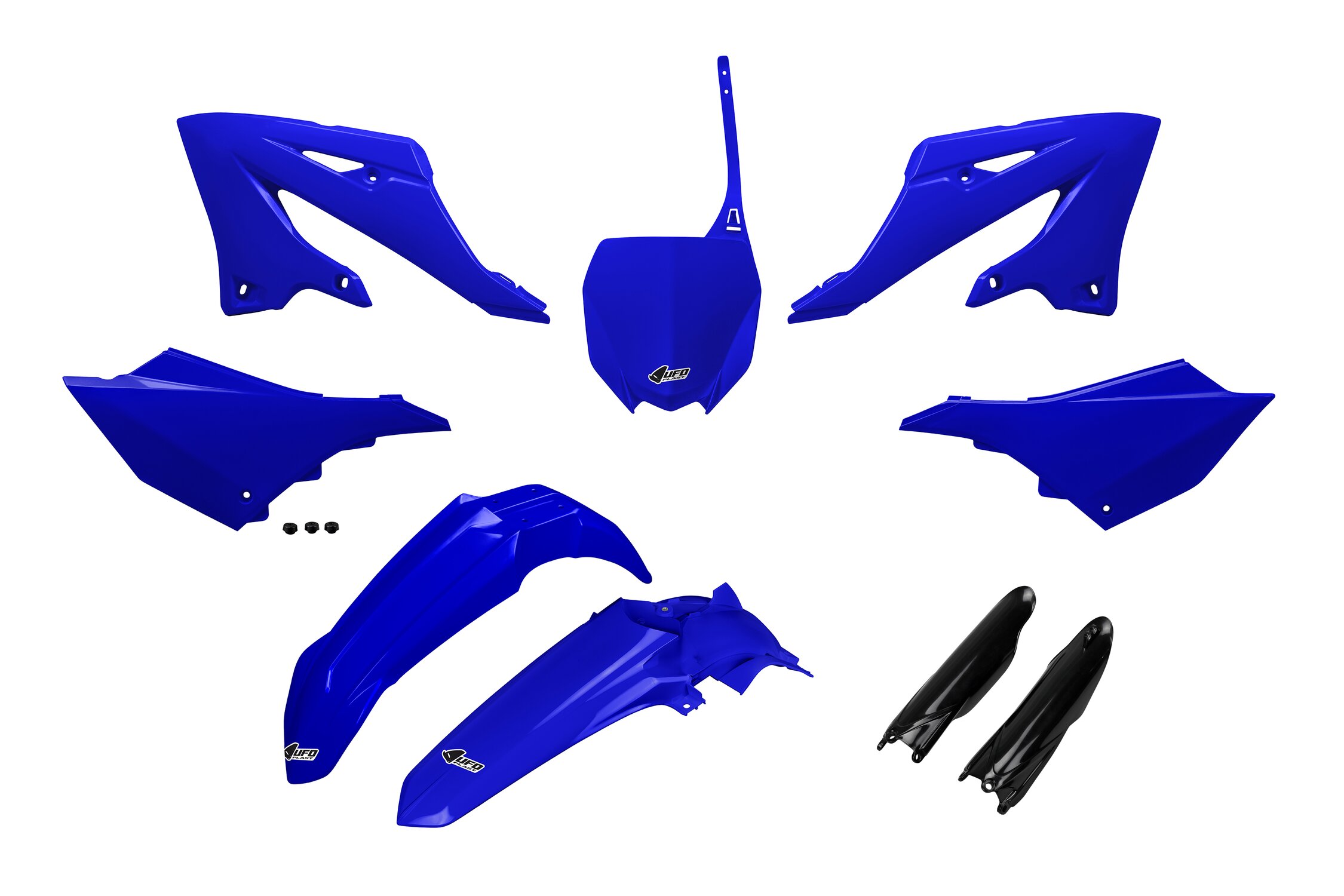 Image of Plastik Kit + Gabelprotektoren YZ 125 ab 2022 UFO blau