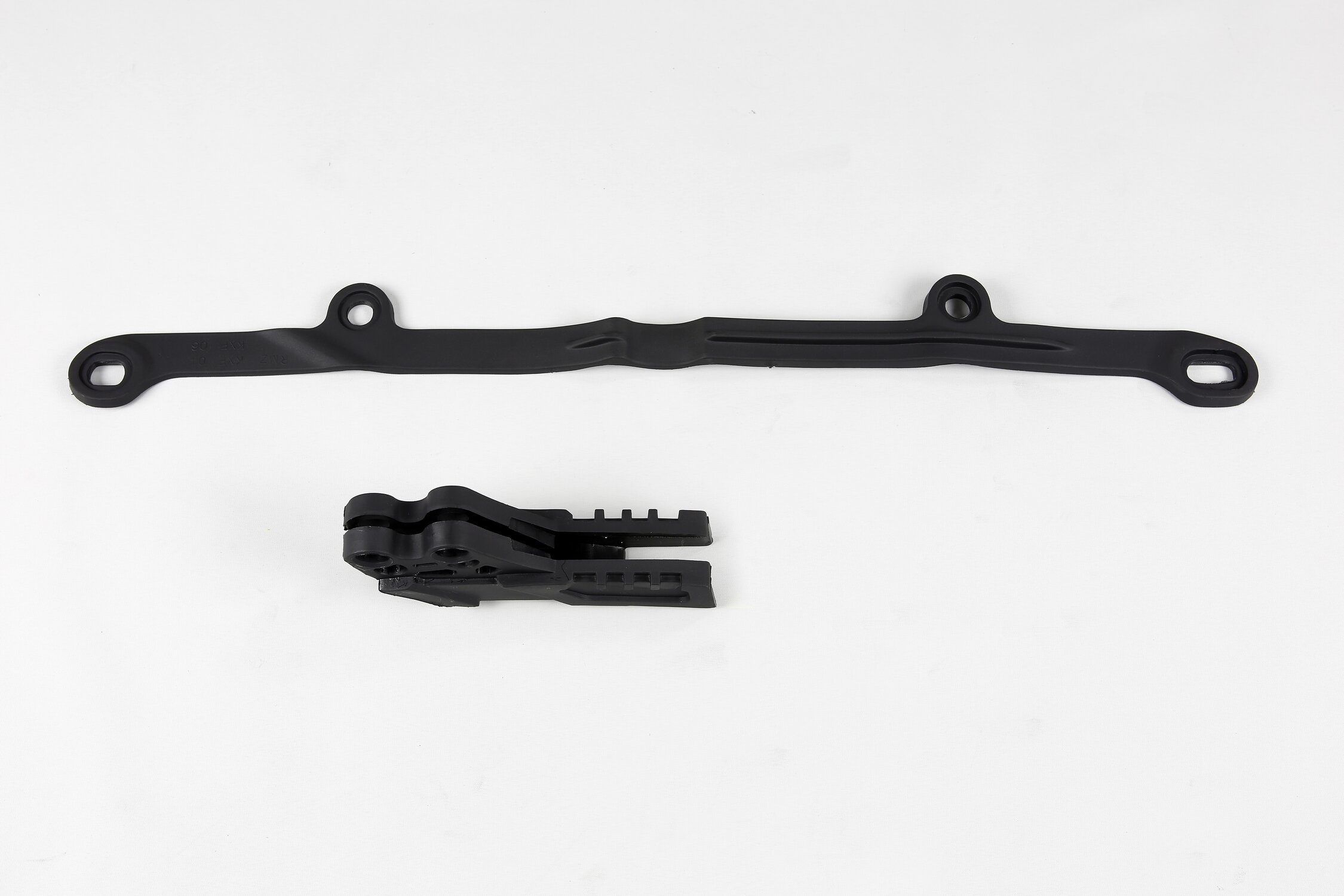 Image of Kettenführung + Schwingenschleifer Kawasaki KXF 250 / 450 2006-2008 schwarz