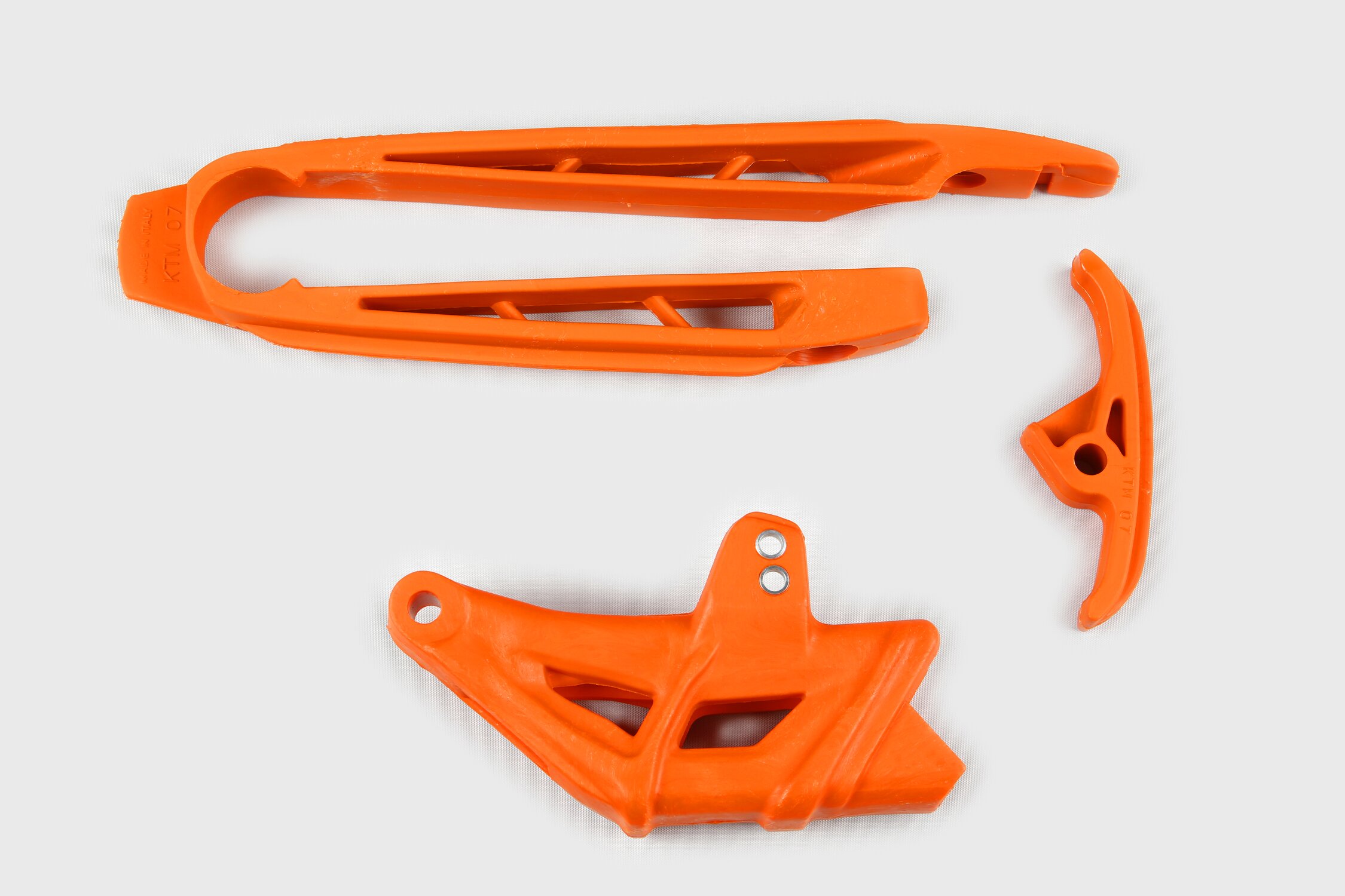 Image of Kettenführung + Schwingenschleifer KTM SX / EXC 2007-2010 orange UFO