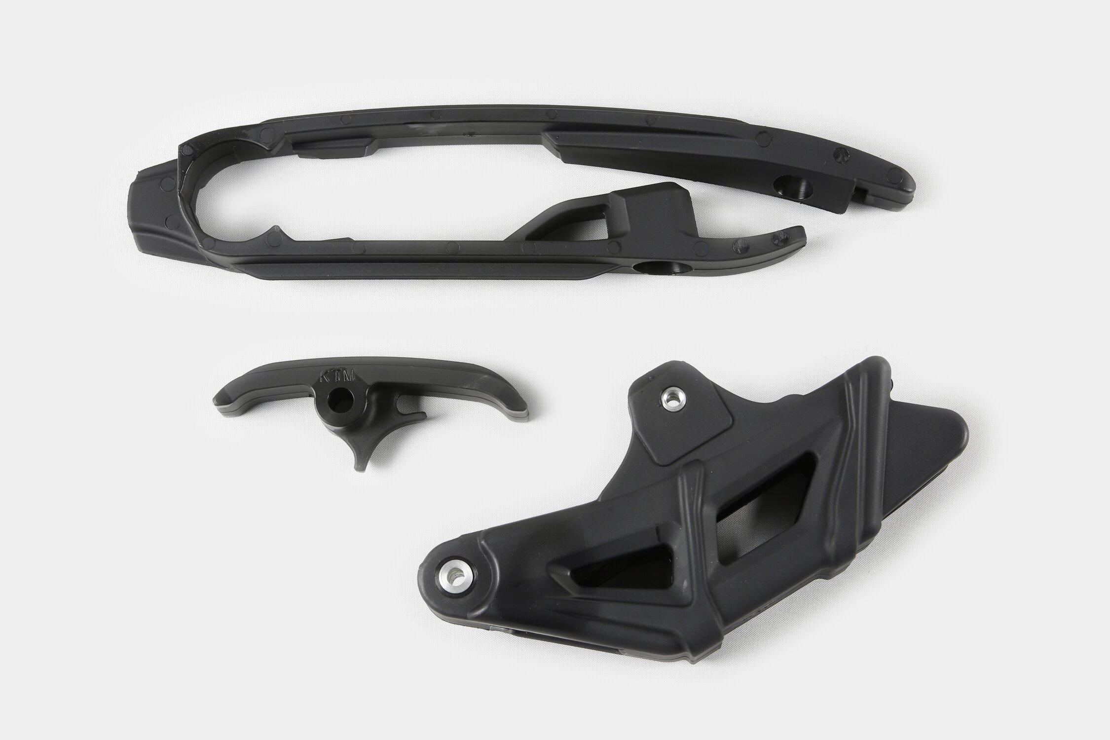 Image of Kettenführung + Schwingenschleifer KTM SX / SXF 2016-2022 schwarz UFO