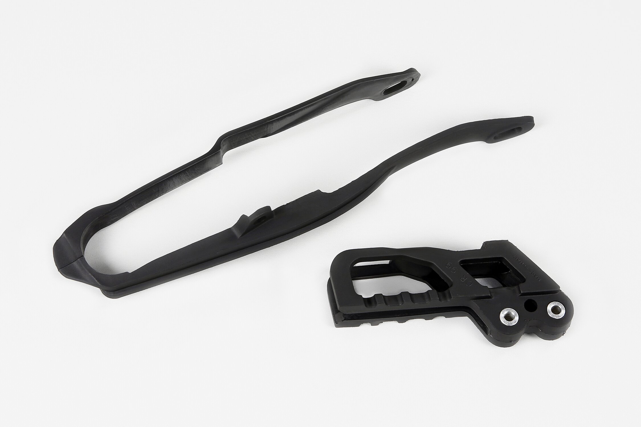 Image of Kettenführung + Schwingenschleifer Honda CR 125 / 250 2000-2004 schwarz