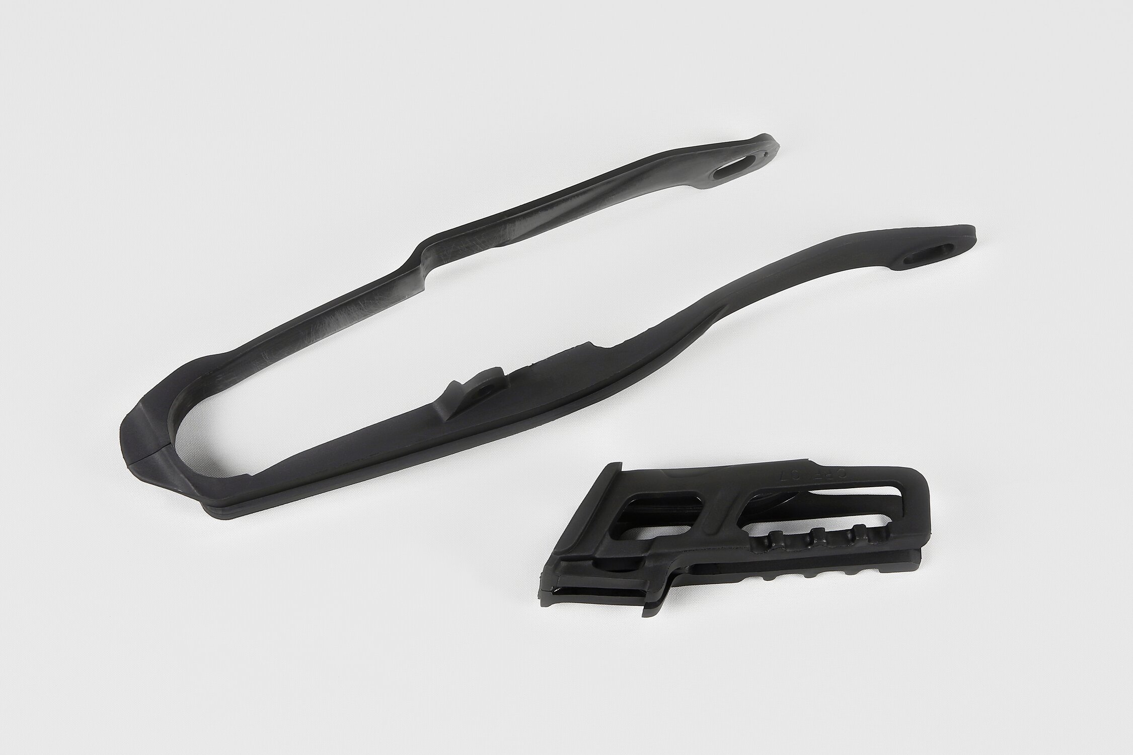 Image of Kettenführung + Schwingenschleifer Honda CR 125 / 250 2007 schwarz