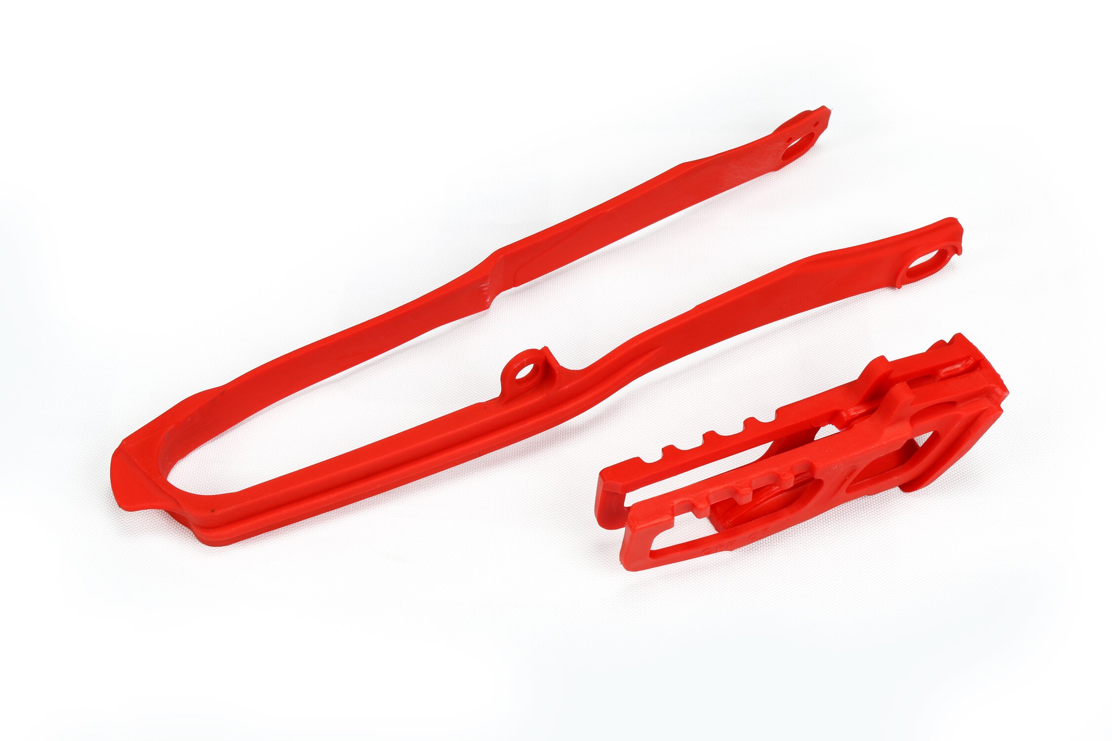 Image of Kettenführung + Schwingenschleifer Honda CRF 250 / 450 2017-2021 rot