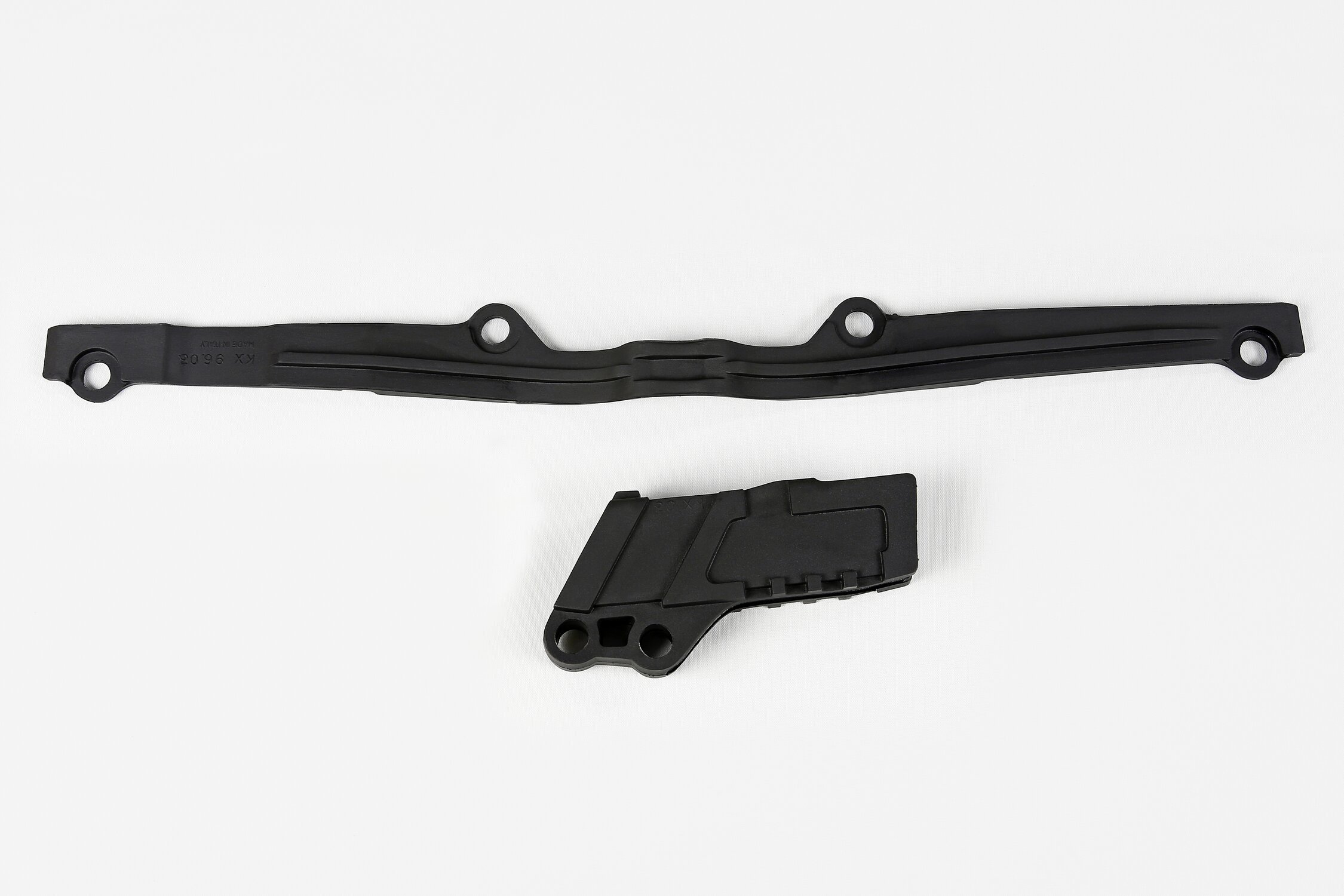 Image of Kettenführung + Schwingenschleifer Kawasaki KX 125 / 250 2003-2008 schwarz