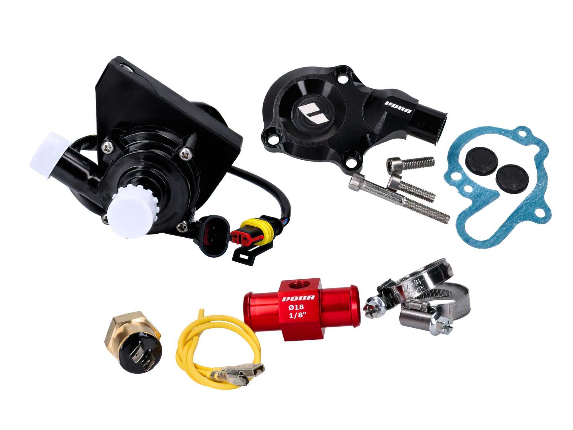 Image of Wasserpumpenkit elektrisch Voca Racing schwarz Minarelli AM6