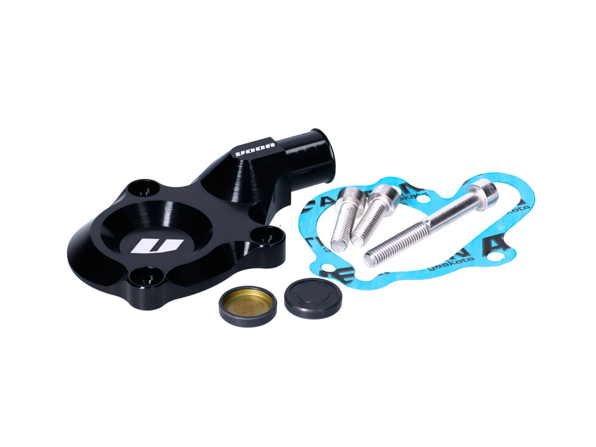 Image of Wasserpumpendeckel Voca CNC schwarz Minarelli AM6