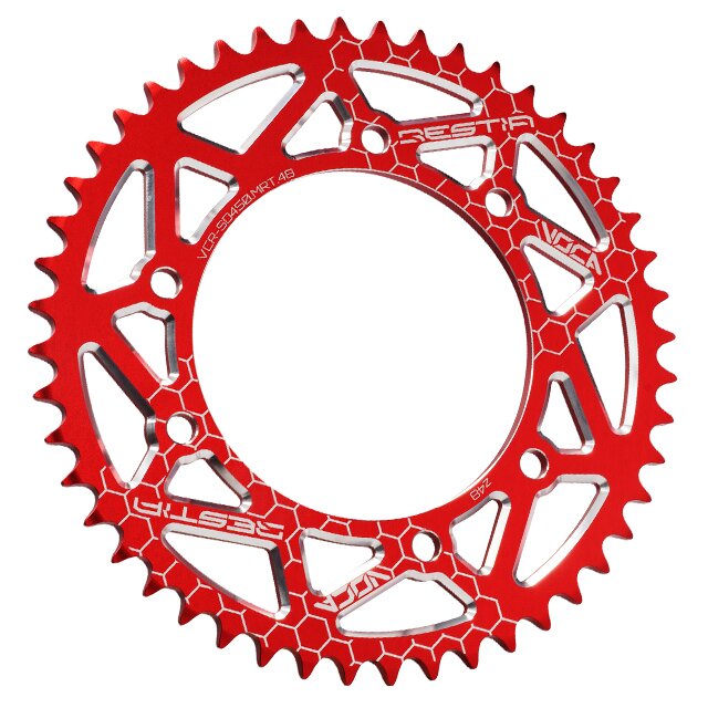 Image of Kettenrad Rieju MRT 48 Zähne - 420 Voca Alu rot