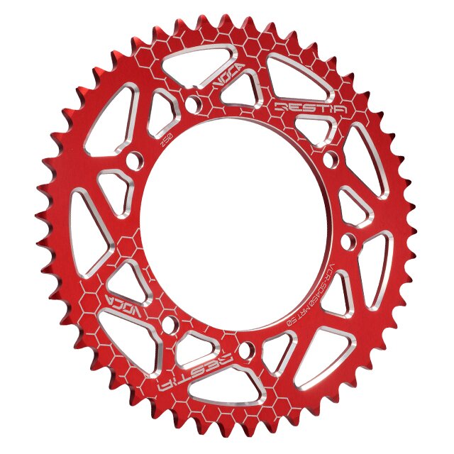 Image of Kettenrad Rieju MRT 50 Zähne - 420 Voca Alu rot