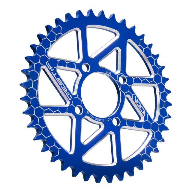Image of Kettenrad Yamaha DT 50 LC Portugal Z40 - 420 Alu blau