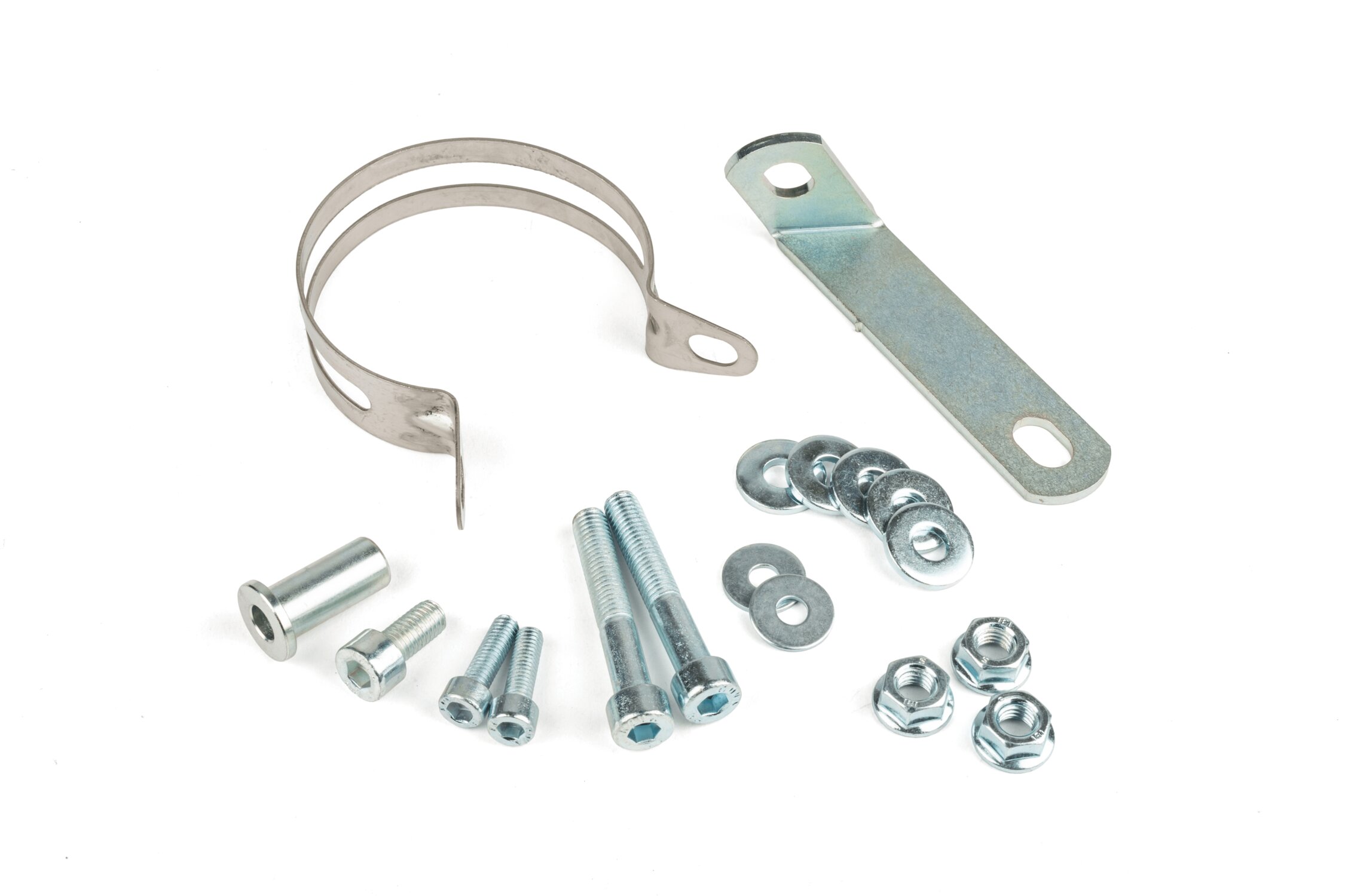 Image of Ersatzteil Kit Auspuff Voca Racing Chromed 50/70 Derbi