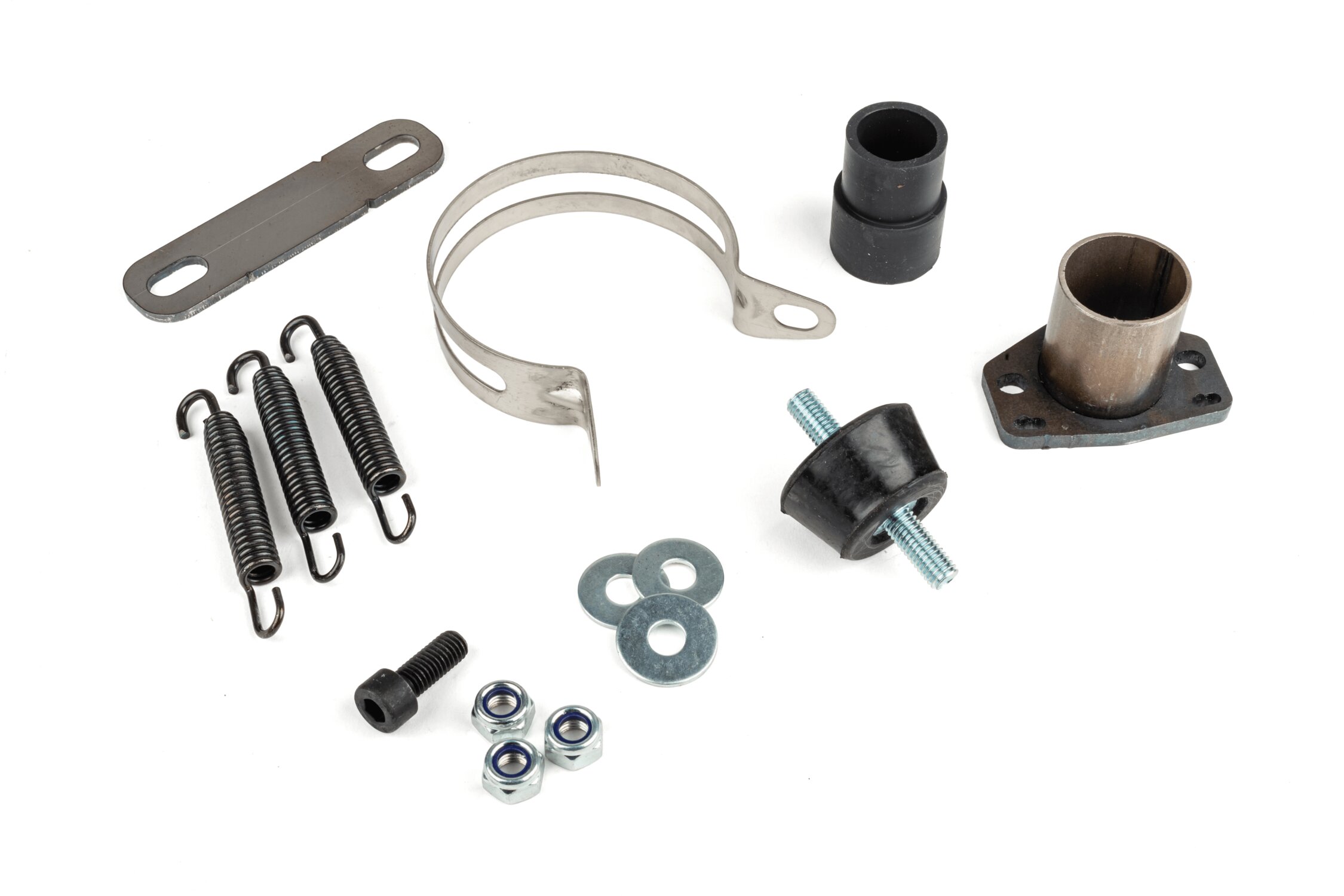 Image of Ersatzteil Kit Auspuff Voca Cross Carbon 80 - 90 Derbi Senda